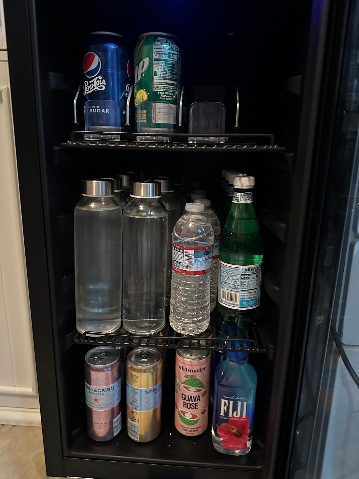 Commercial Beverage Refrigerator, 24.5 Inch 15 Cu. Ft. Drink Fridge, Display Refrigerator with Glass Door, Commercial Display Fridge with 4 Adjustable Shelves, for Shops, Restaurants, Bars - Customer Photo 1