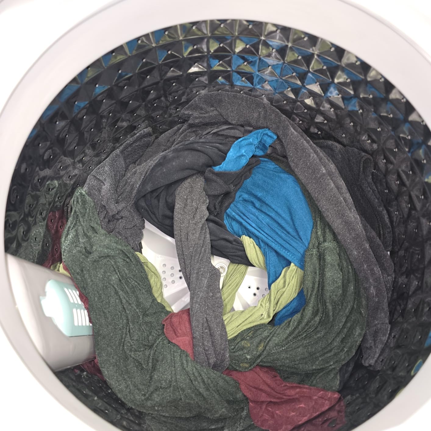 Auertech 18 lbs Portable Washing Machine, Fully Automatic Portable Washer with LED Display, 7 Wash Cycles, 4 Water Levels, Top Load Washing Machine for Apartment, RV, Dorm, Home - Customer Photo 2