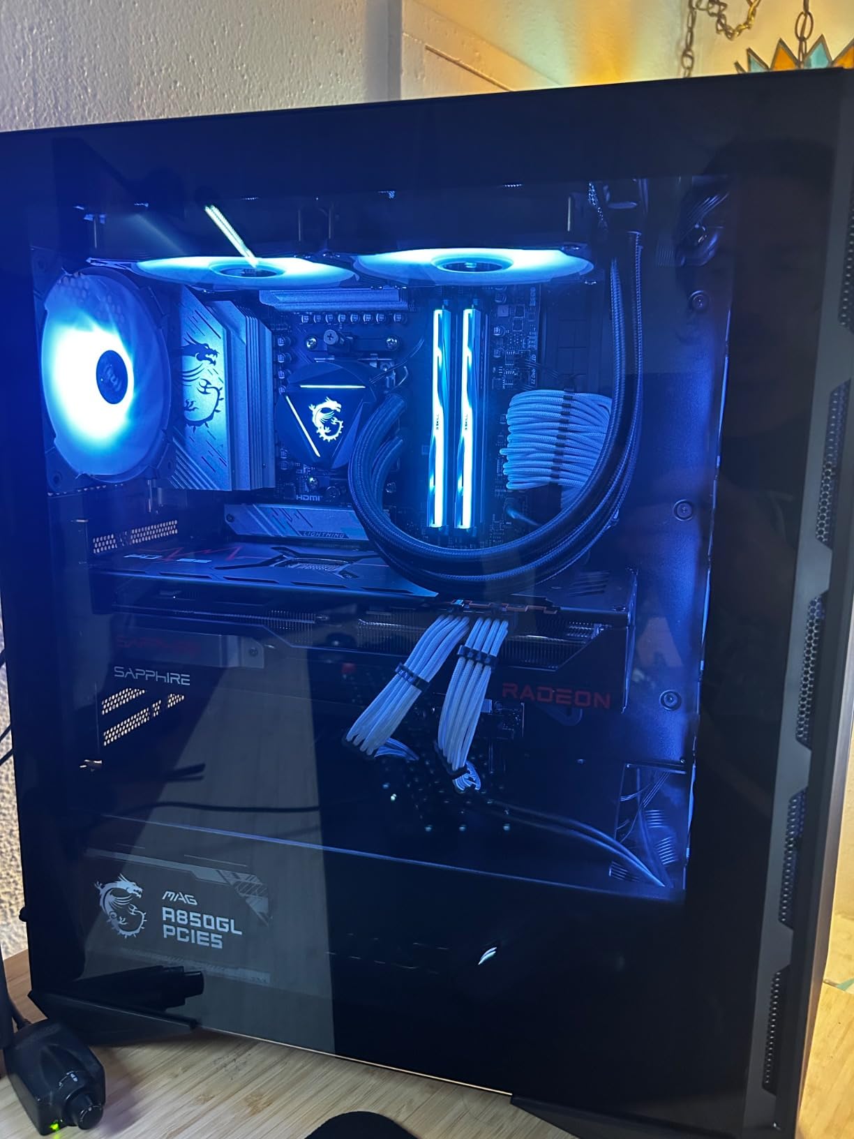 Micro Center AMD Ryzen 7 7700X CPU Processor with MSI B850 Gaming Plus WiFi Motherboard (ATX, AM5, DDR5, PCIe 5.0, M.2 Gen5, Wi-Fi 7, 5G LAN) - Customer Photo 3