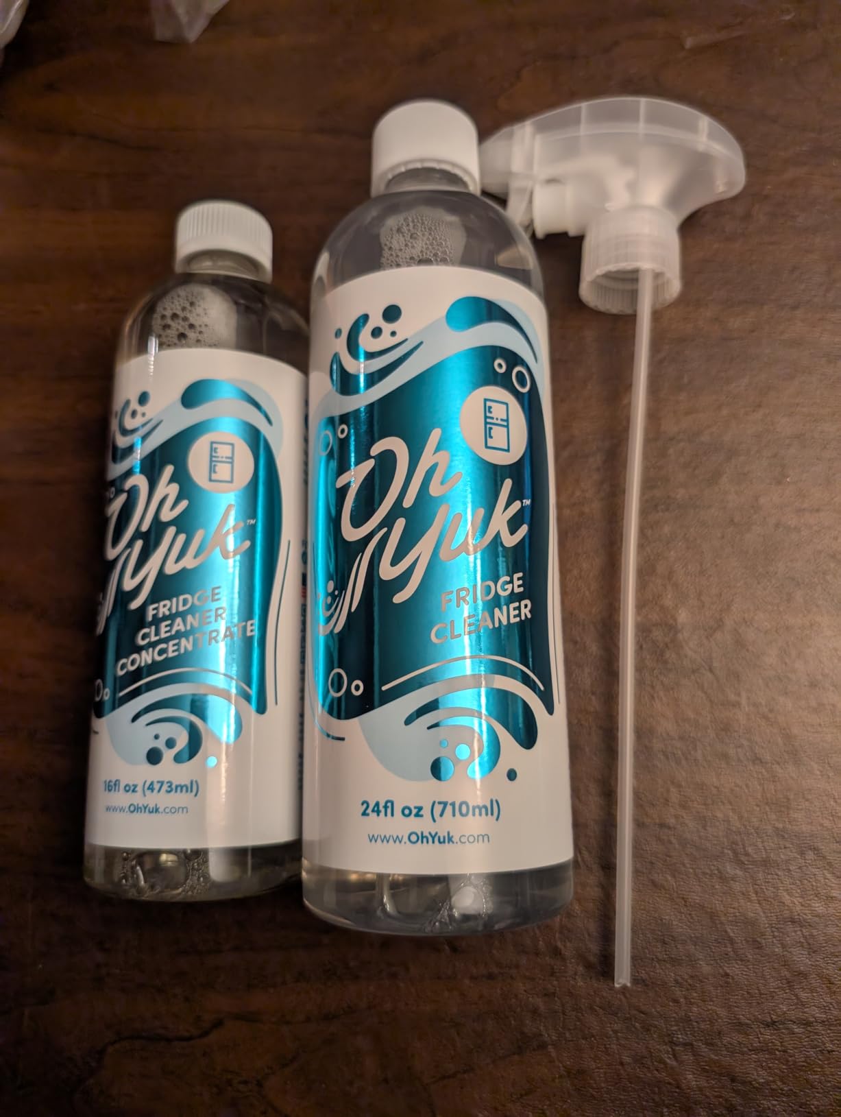 Oh Yuk Fridge Cleaner – Cleans Inside Refrigerator for Spotless, Food-Contact Safe Surfaces | Biodegradable, Vegan, Cruelty-Free | Effortlessly Lifts Sticky Messes & Dried-On Food | Spray Bottle Customer Review Oh Yuk Fridge Cleaner – Cleans Inside Refrigerator for Spotless, Food-Contact Safe Surfaces | Biodegradable, Vegan, Cruelty-Free | Effortlessly Lifts Sticky Messes & Dried-On Food | Spray Bottle - Customer Photo 1