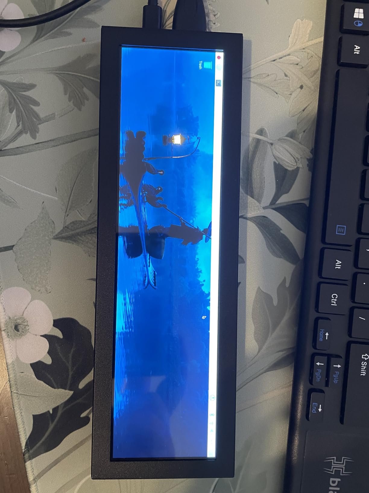 8.8 Inch Touchscreen Computer Secondary Screen 1920x480 FHD IPS LCD Display for PC Case AIDA64 CPU GPU Temperature Monitor - Customer Photo 1