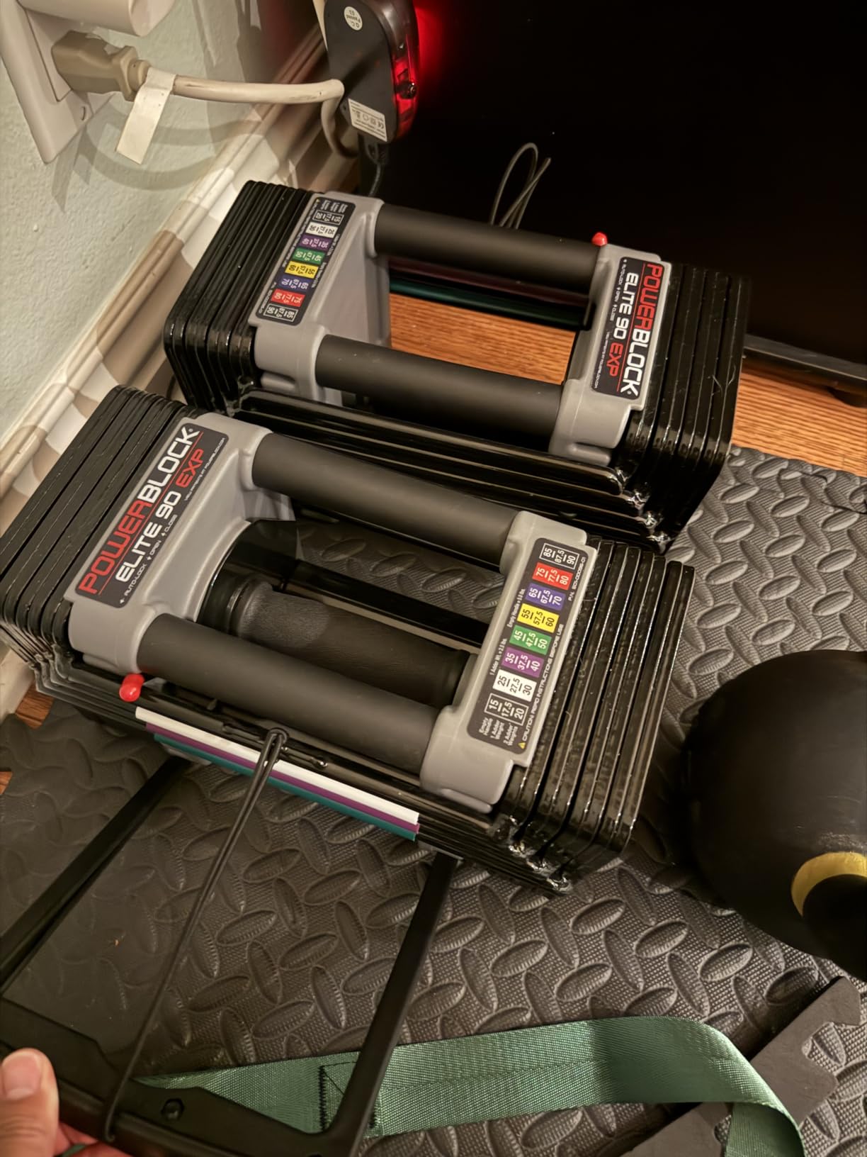 PowerBlock Elite EXP Adjustable Dumbbells - Customer Photo 1