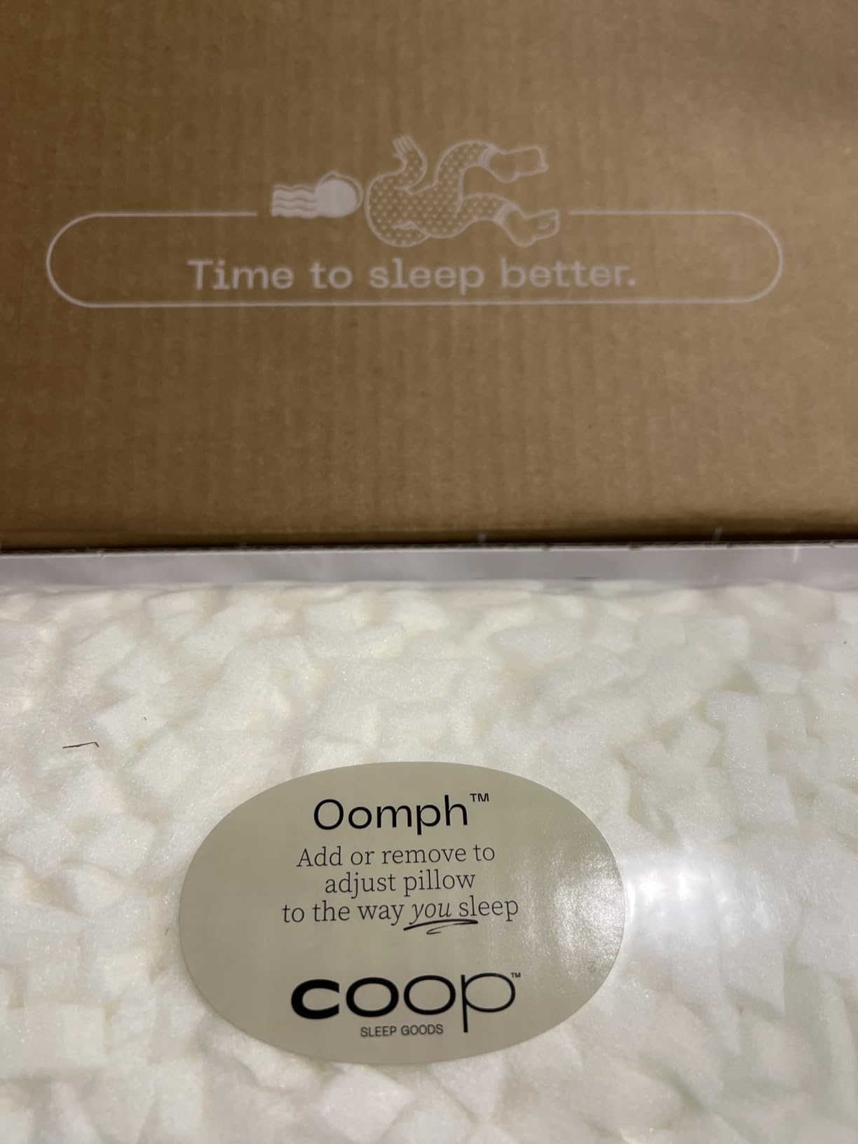 Coop Home Goods Original Adjustable Pillow, Queen Size Bed Pillows for Sleeping, Cross Cut Memory Foam Pillows - Medium Firm Back, Stomach and Side Sleeper Pillow, CertiPUR-US/GREENGUARD Gold - Customer Photo 2