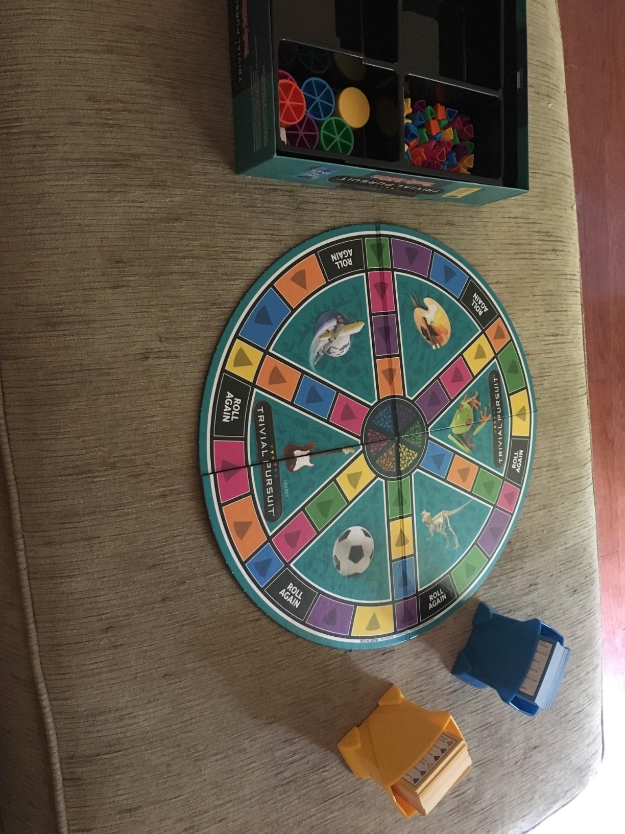 Hasbro Gaming Trivial Pursuit Game: Family Edition Board Game, Family Trivia Games for Adults and Kids, 2+ Players, Ages 8+ (Amazon Exclusive) - Customer Photo 2