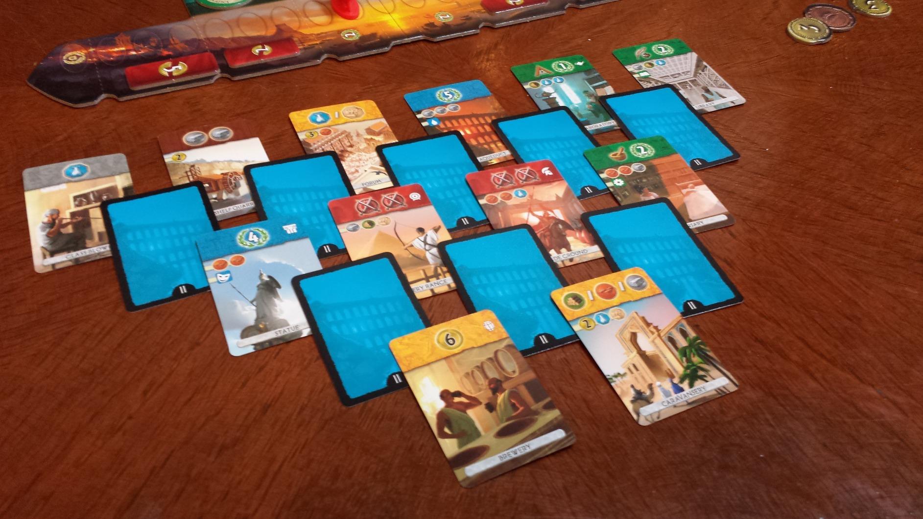 Asmodee 7 Wonders Duel Board Game BASE GAME - Intense Two-Player Battles in the Ancient World, Strategy Game for Kids and Adults, Ages 10+, 2 Players, 30 Minute Playtime - Customer Photo 1