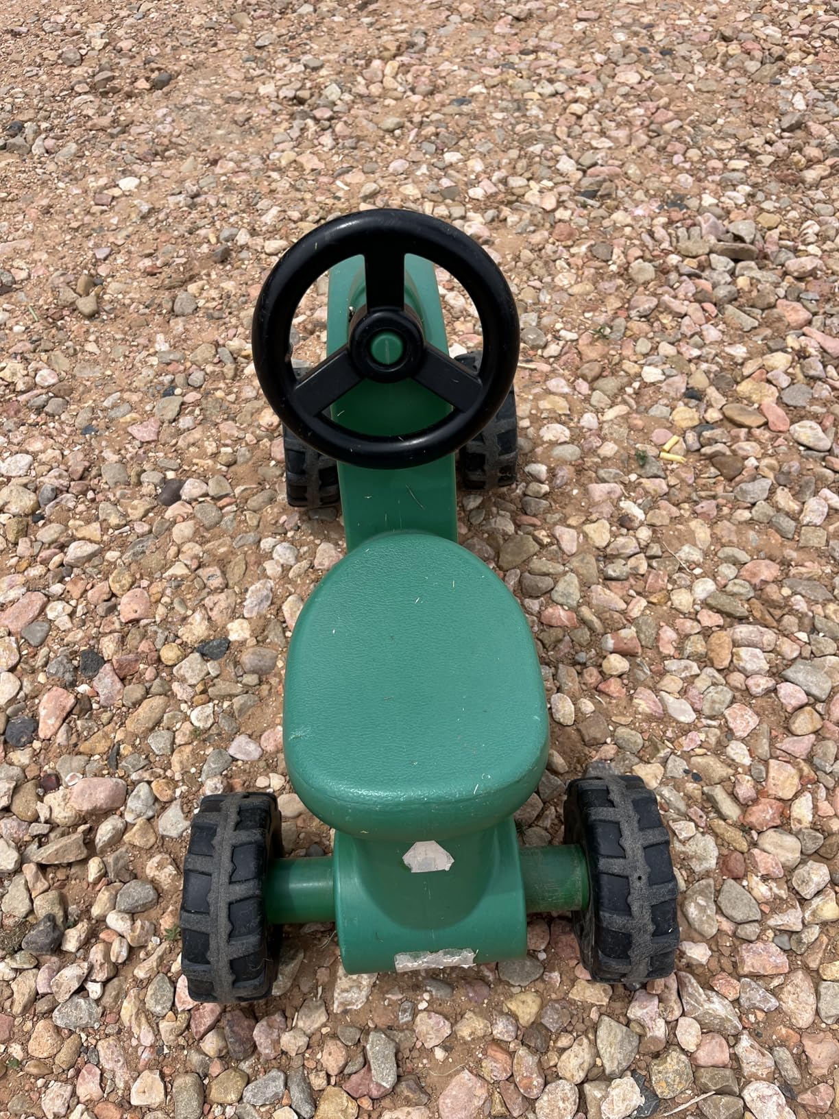 John Deere Ride On Toys Sit 'N Scoot Activity Tractor for Kids Ages 18 Months and Up, Green - Customer Photo 2