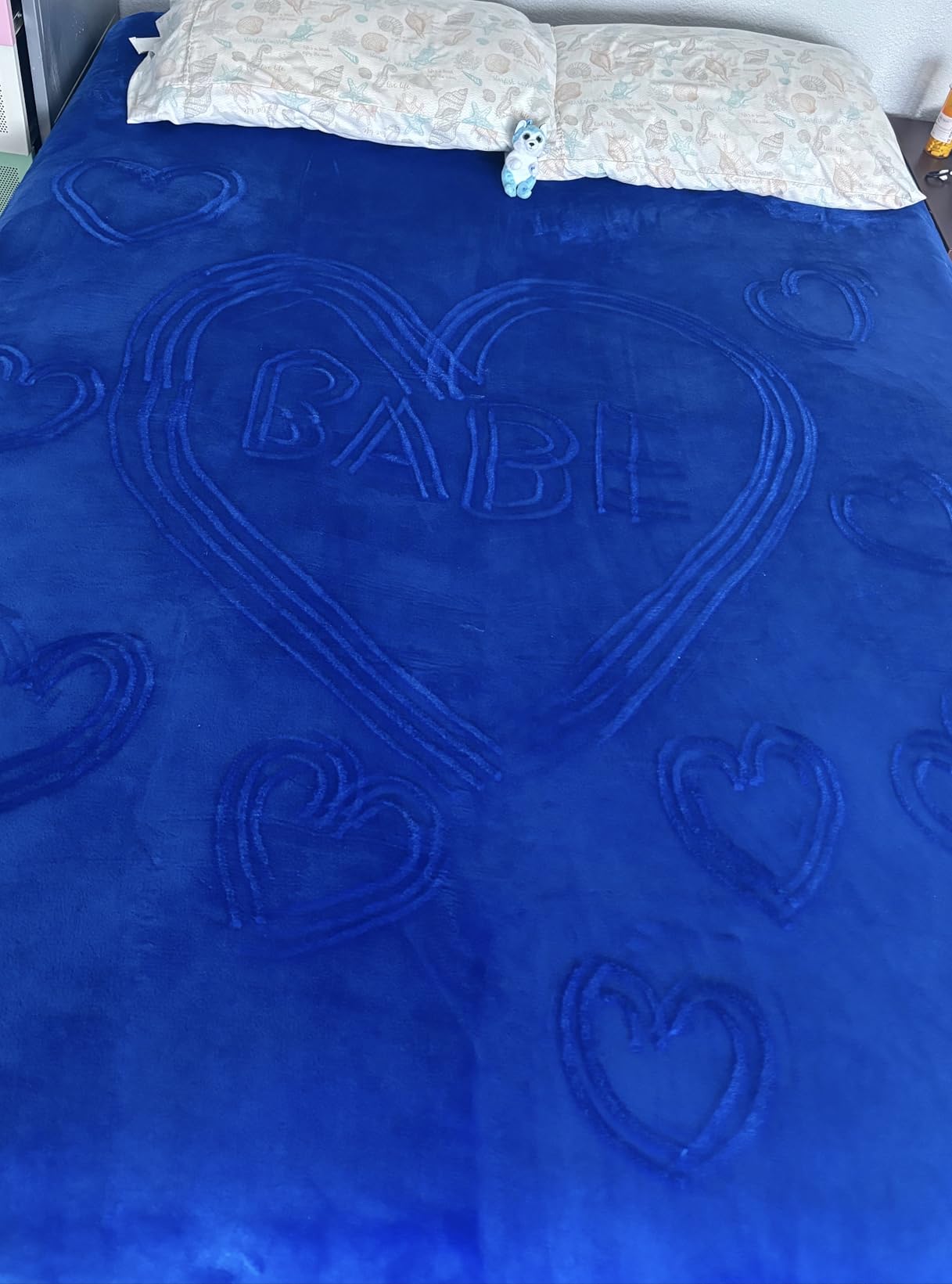 Exclusivo Mezcla Fleece Throw Blanket for Couch, Sofa, 300GSM Super Soft and Warm Blankets, Black Throw All Season Use, Cozy, Plush, Lightweight, 50x60 Inches - Customer Photo 2