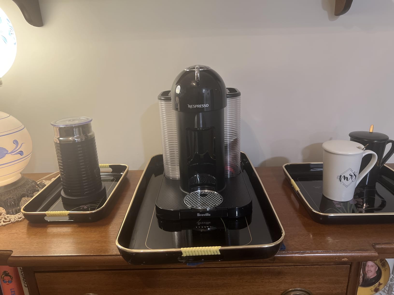 Nespresso Vertuo Coffee and Espresso Maker by Breville, Chrome Customer Review Nespresso Vertuo Coffee and Espresso Maker by Breville, Chrome - Customer Photo 1