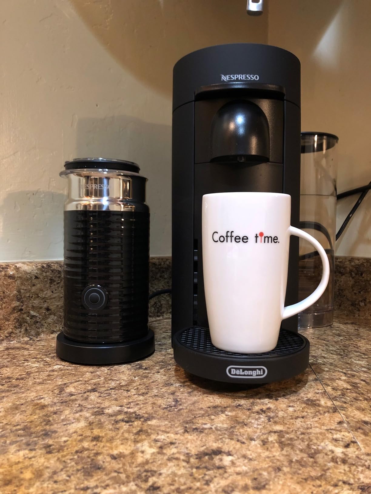 Nespresso Vertuo Plus Coffee and Espresso Maker by De'Longhi, Grey Customer Review Nespresso Vertuo Plus Coffee and Espresso Maker by De'Longhi, Grey - Customer Photo 2