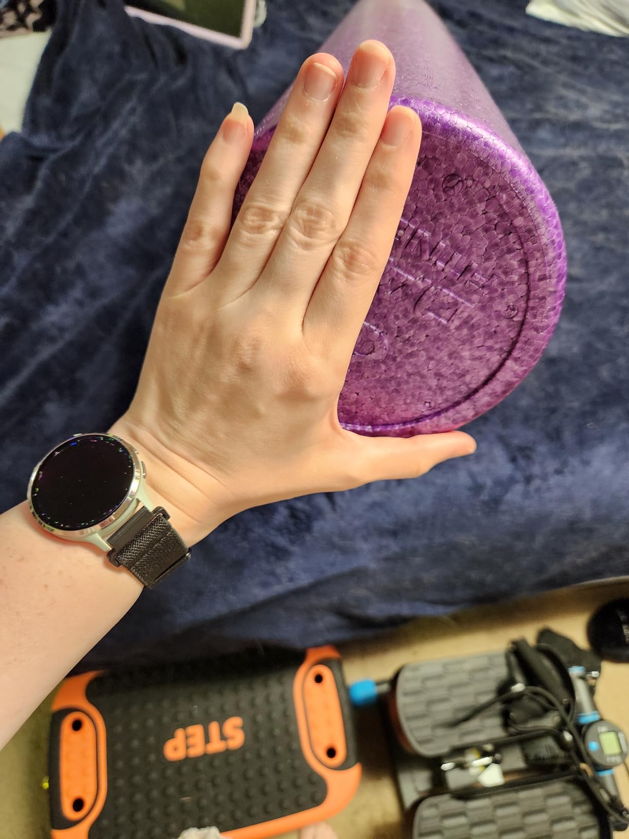 Day 1 Fitness High Density Foam Roller – Deep Tissue Muscle Massage & Myofascial Release for Recovery, Physical Therapy, Exercise & Pain Relief – Multiple Sizes & Colors - Customer Photo 1