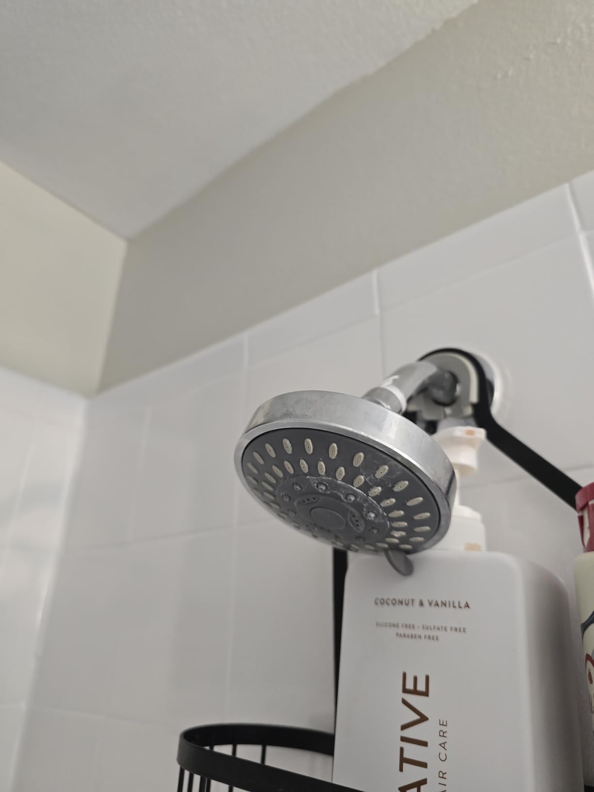 Aisoso Shower Head High Pressure Rain Fixed Showerhead 5-Setting with Adjustable Metal Swivel Ball Joint - Relaxed Shower Experience Even at Low Water Flow & Pressure - Customer Photo 1