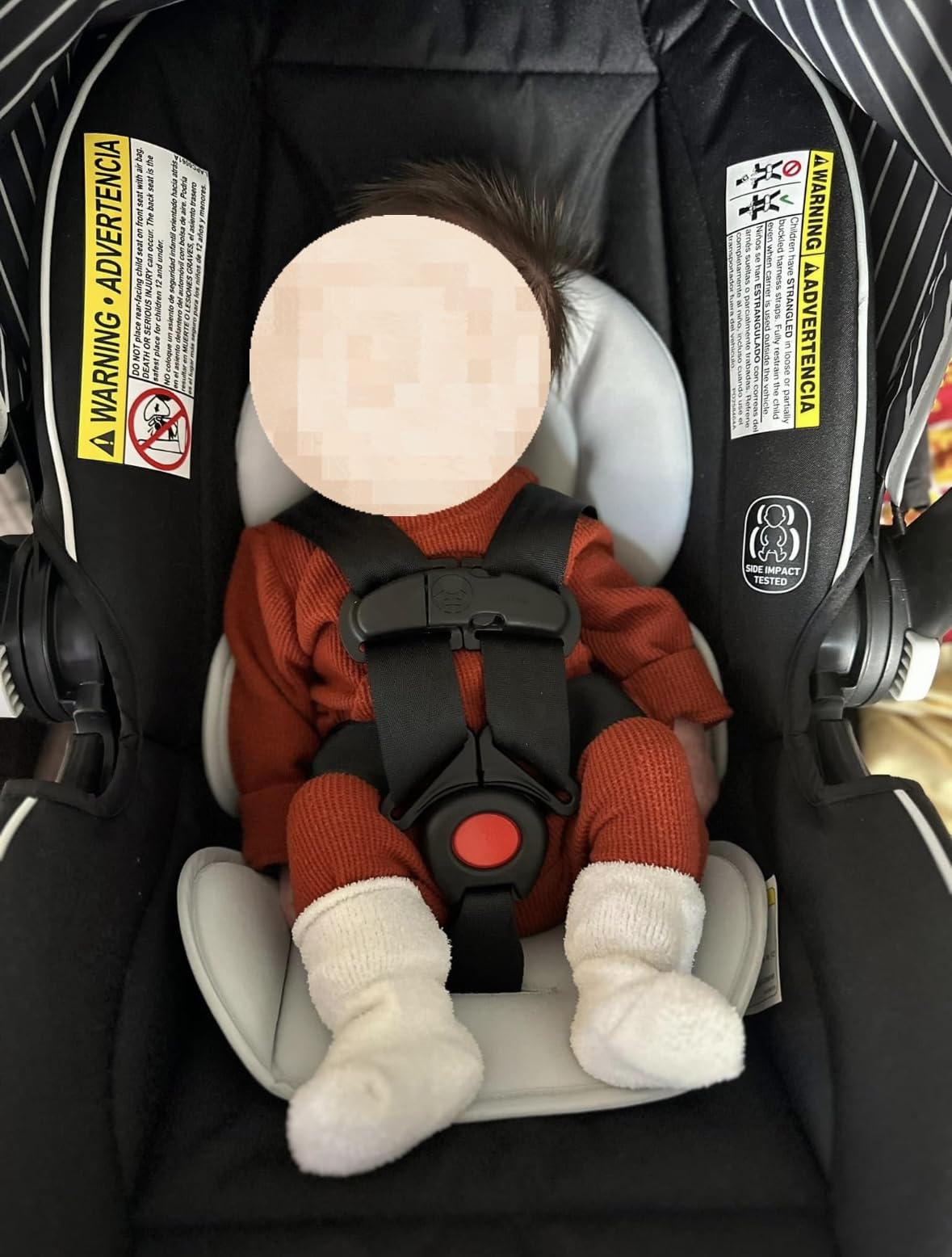 Graco SnugRide Lite LX Infant Car Seat, Lightweight Rear-Facing Seat for Babies 4–30 lb, 4-Position Adjustable Base, LATCH Installation & ProtectPlus Engineered, Studio - Customer Photo 3