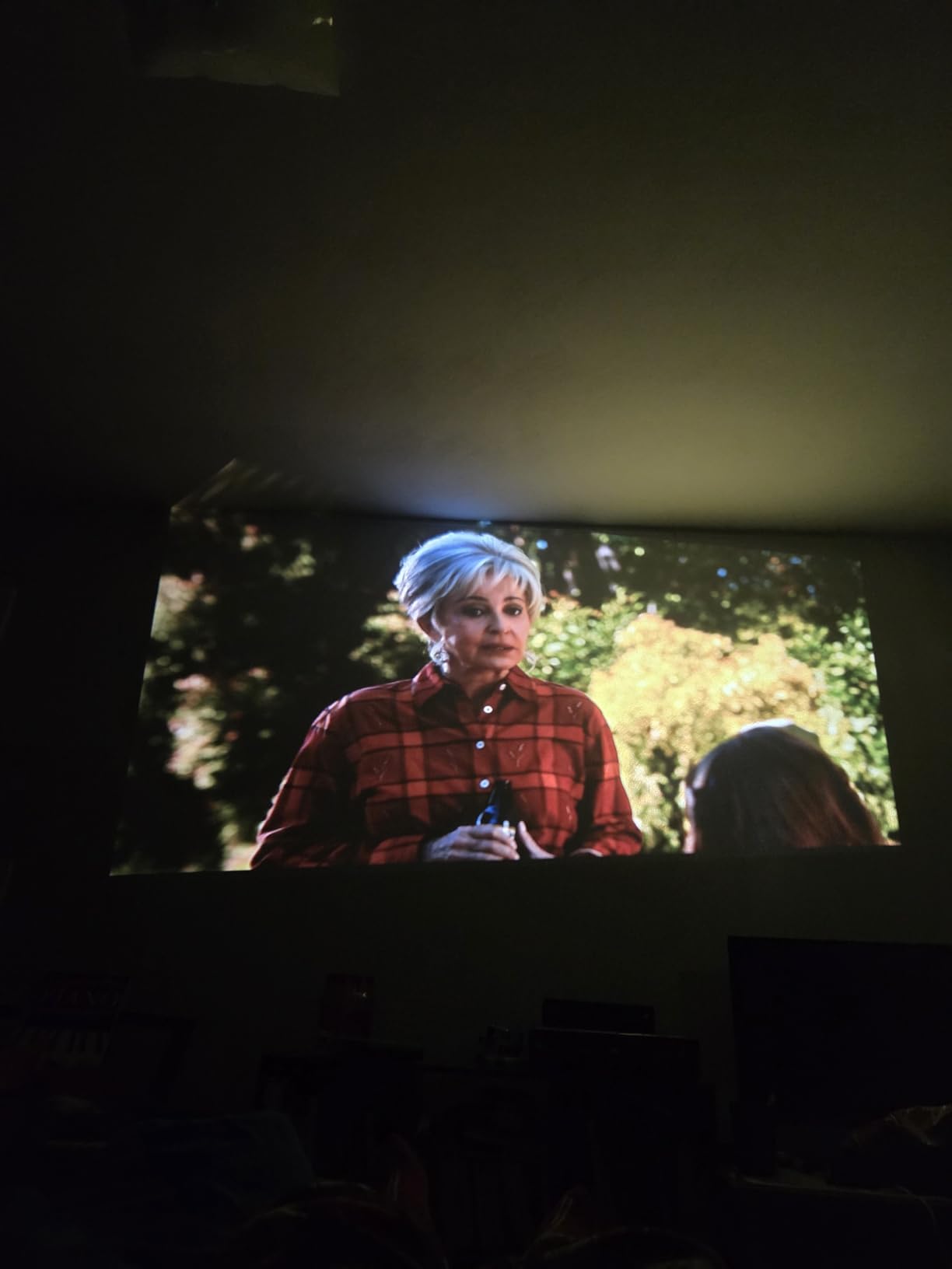 TMY 1080P Full HD Portable Mini Projector, Upgraded Bluetooth Movie Projector with Screen, Compatible with TV Stick Smartphone/HDMI/USB, Indoor & Outdoor Use - Customer Photo 3