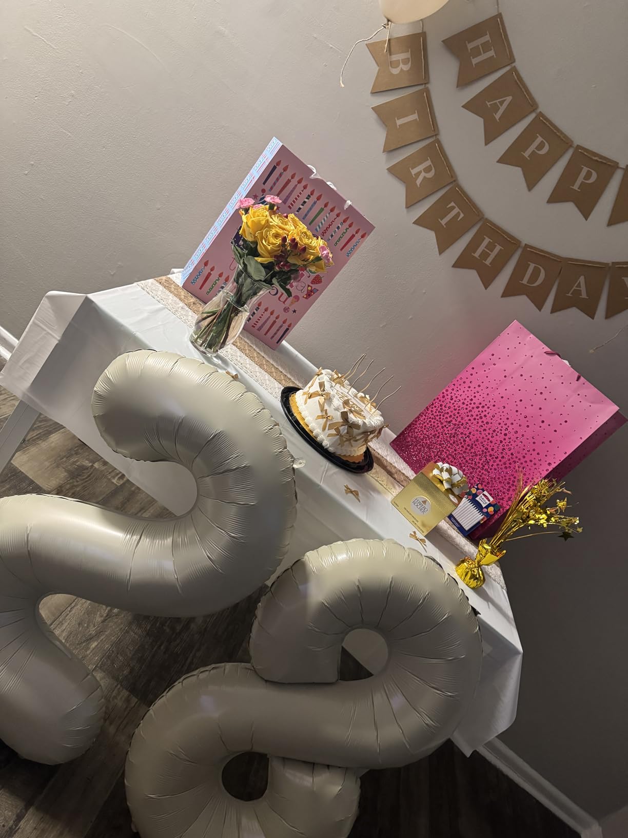 FDW | 5-Piece Dining Table Set | Black | Glass Kitchen Table with 4 Upholstered Chairs and Faux Leather Cushions | Space-Saving and Modern Design | for Dining Room, Easy to Assemble - Customer Photo 3