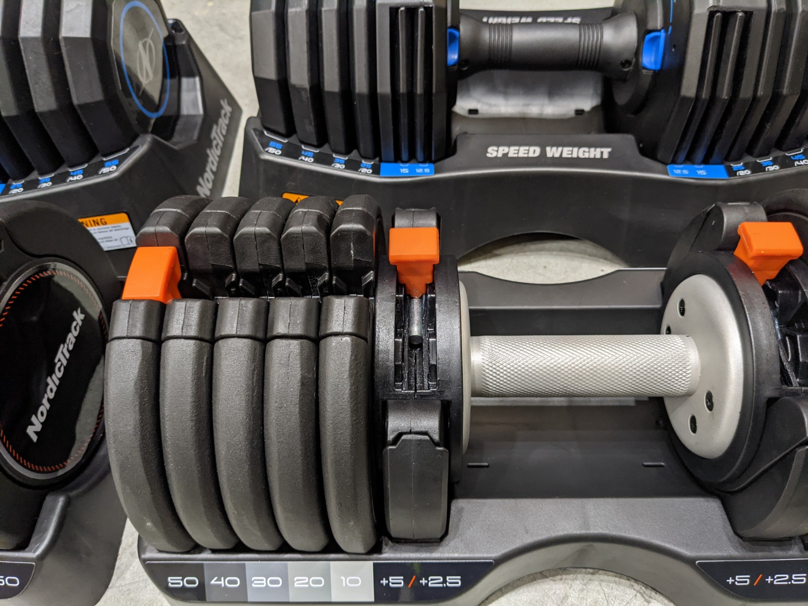 NordicTrack Select-a-Weight Adjustable Dumbbells - Customer Photo 2