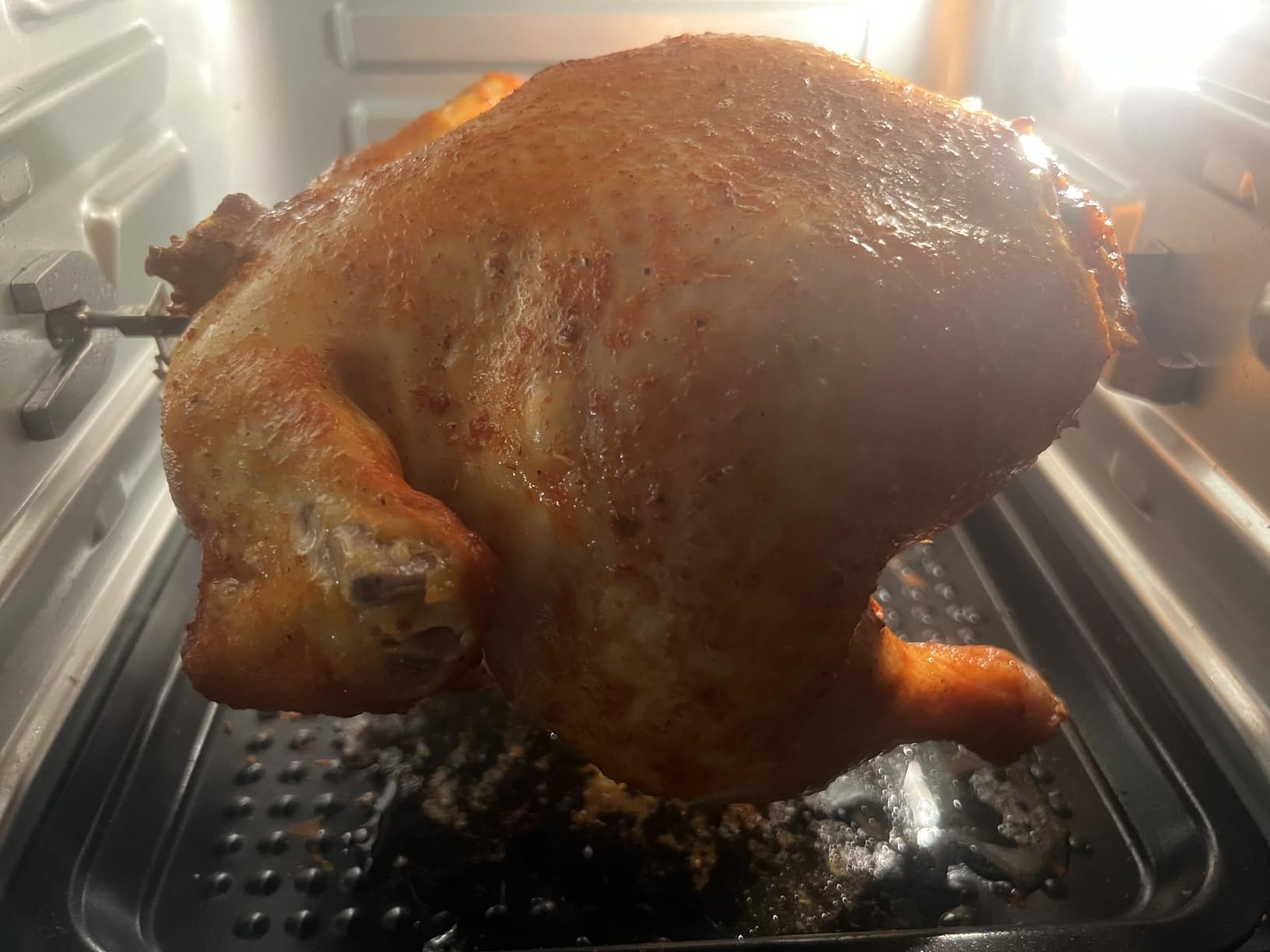 CHEFMAN Multifunctional Digital Air Fryer+ Rotisserie, Dehydrator, Convection Oven, 17 Touch Screen Presets Fry, Roast, Dehydrate, Bake, XL 10L Family Size, Auto Shutoff, Large Easy-View Window, Black - Customer Photo 3