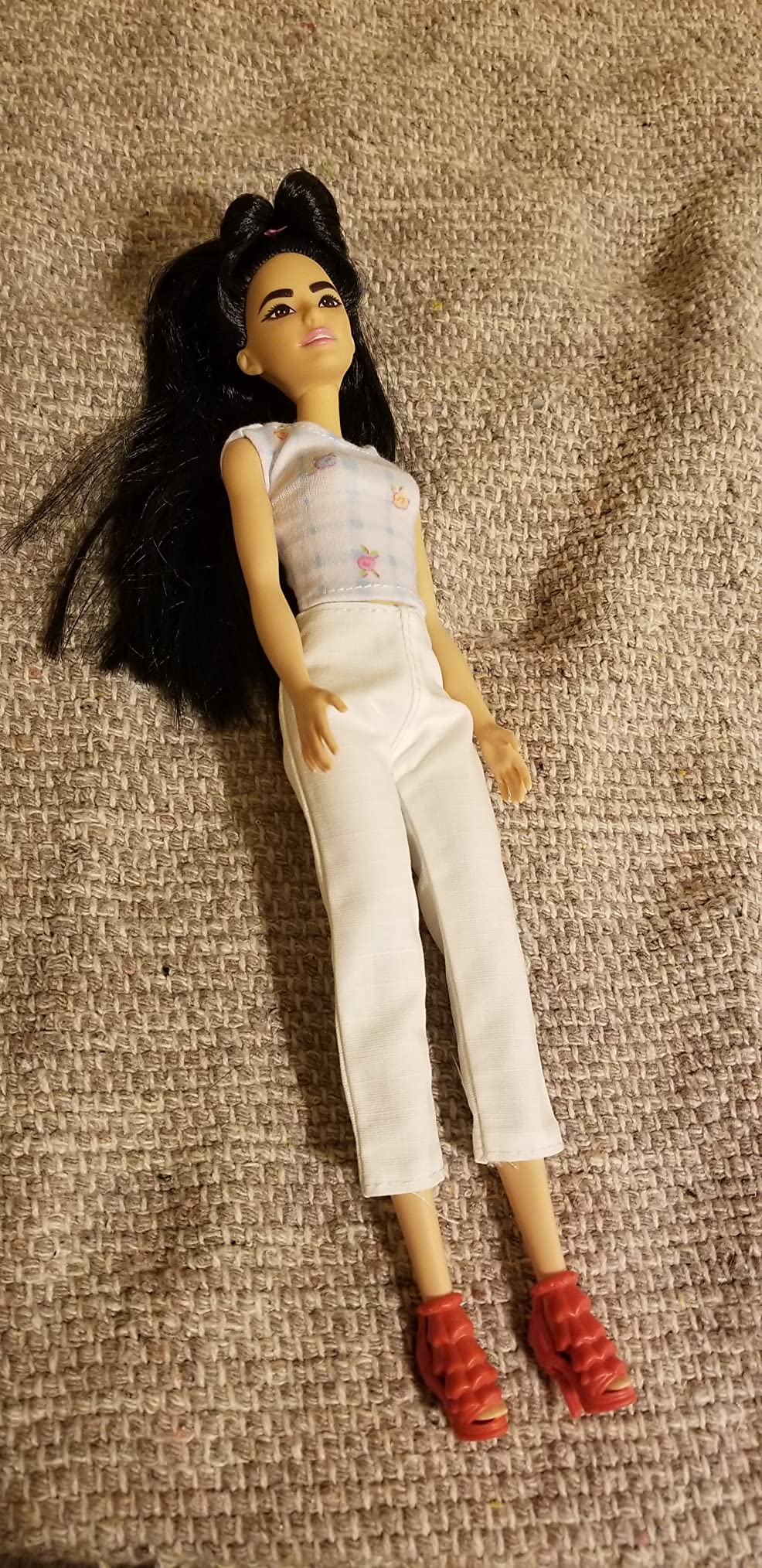 Ecore Fun 39 Pcs Doll Clothes and Accessories 3 Fashion Dresses 10 Slip Dresses 3 Tops 3 Pants 10 Necklaces 10 Shoes Fashion Casual Outfits Perfect for 11.5 inch Dolls - Customer Photo 3