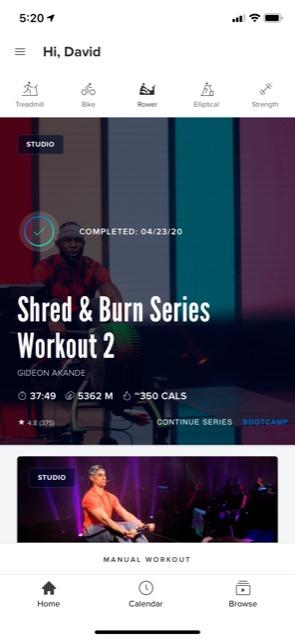 NordicTrack iFIT-Enabled Rower with Pivoting Touchscreen and SpaceSaver Design - Customer Photo 1