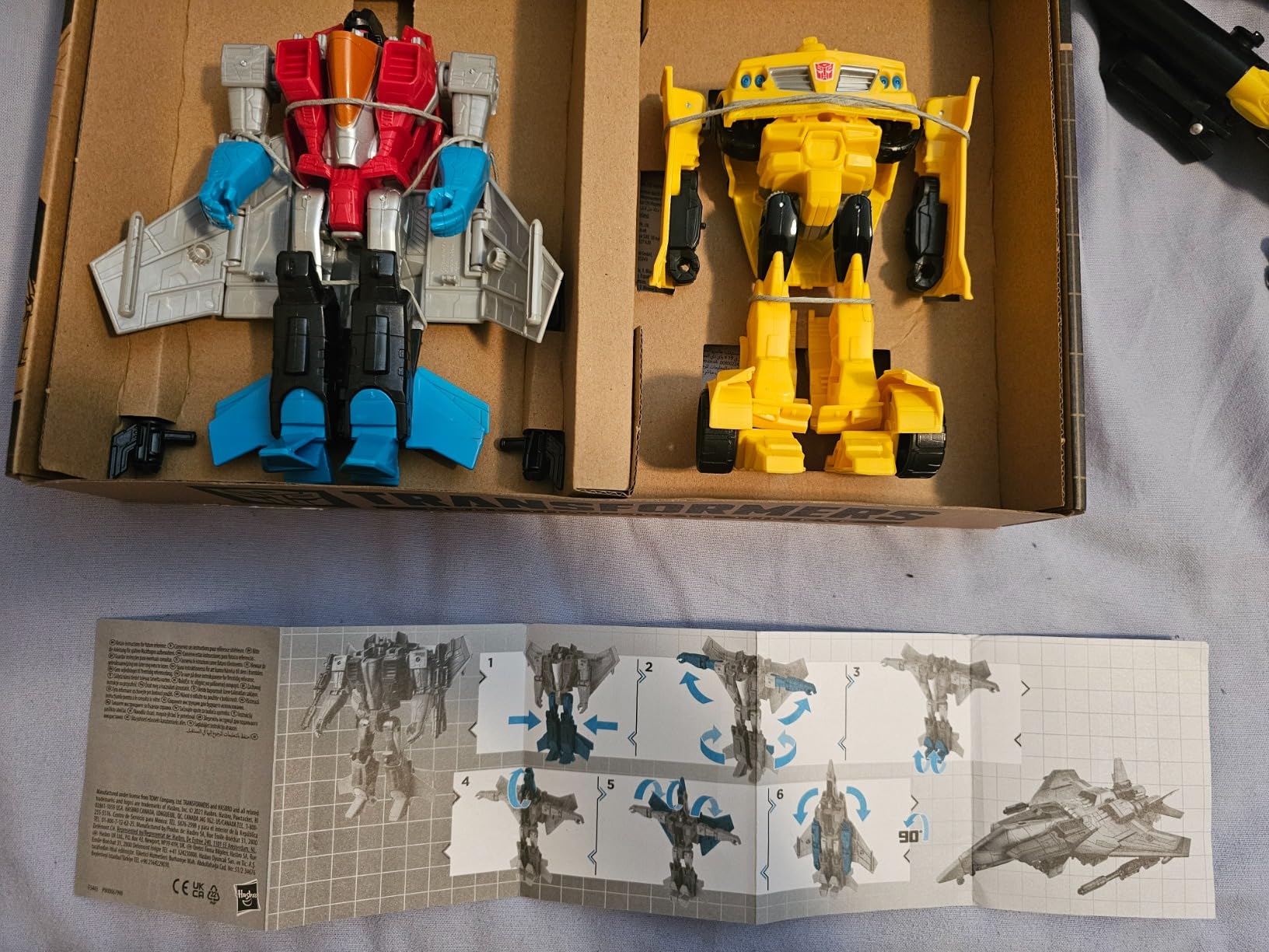 Transformers Toys Heroes and Villains Bumblebee and Starscream 2-Pack Action Figures - for Kids Ages 6 and Up, 7-inch (Amazon Exclusive) - Customer Photo 1