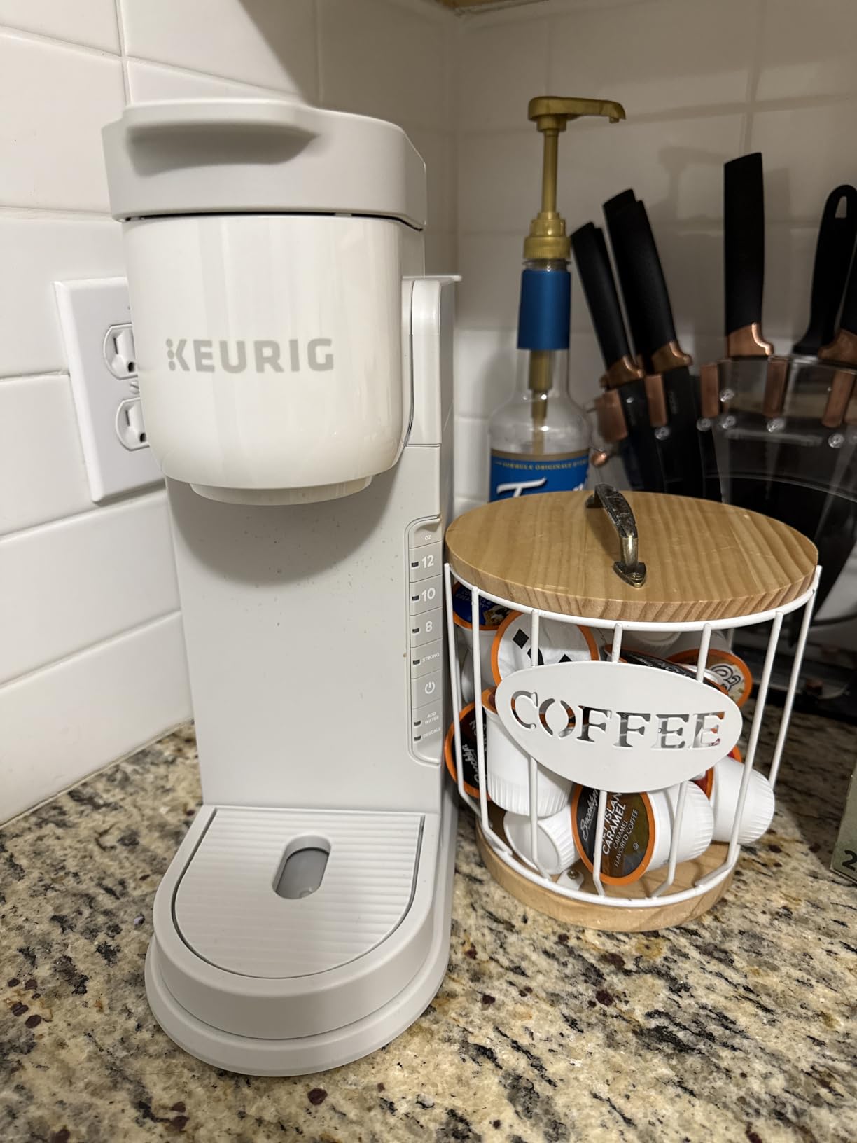 Keurig K-Express Single Serve K-Cup Pod Coffee Maker, 3 Brew Sizes, Strong Button Feature, 42oz Removable Reservoir, Black Customer Review Keurig K-Express Single Serve K-Cup Pod Coffee Maker, 3 Brew Sizes, Strong Button Feature, 42oz Removable Reservoir, Black - Customer Photo 3