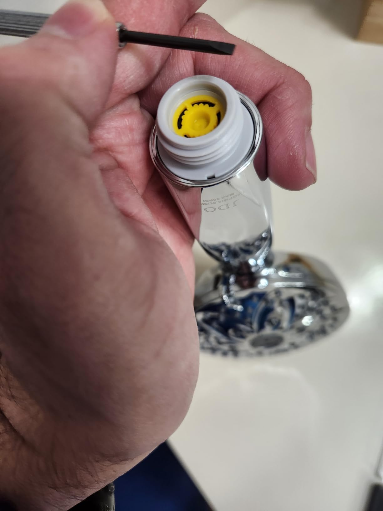 6-Setting Shower Head with Handheld, JDO High Pressure Hand held Shower Head, 4.7 Inch Chrome Detachable Showerhead Set with 59 Inch Stainless Steel Hose and Adjustable Showerhead Holder - Customer Photo 1