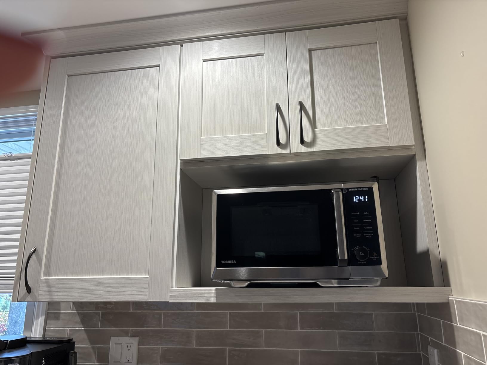 TOSHIBA Inverter Countertop Microwave Oven Air Fryer Combo MASTER Series, Broil, Convection, Speedy Combi, Even Defrost 11.3'' Turntable Sound On/Off, 27 Auto Menu&47 Recipes - Customer Photo 1