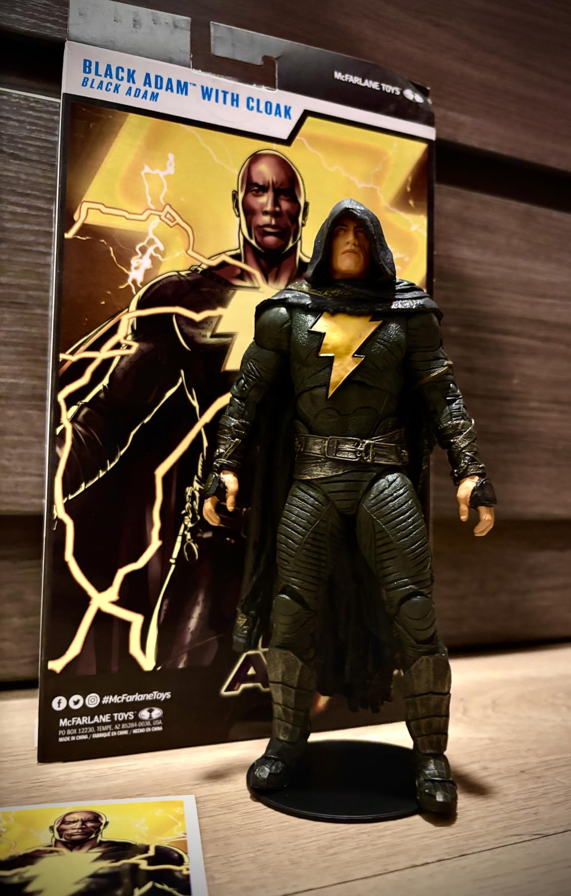 McFarlane Toys DC Black ADAM Movie 7IN Figures - Black ADAM with Cloak - Customer Photo 1