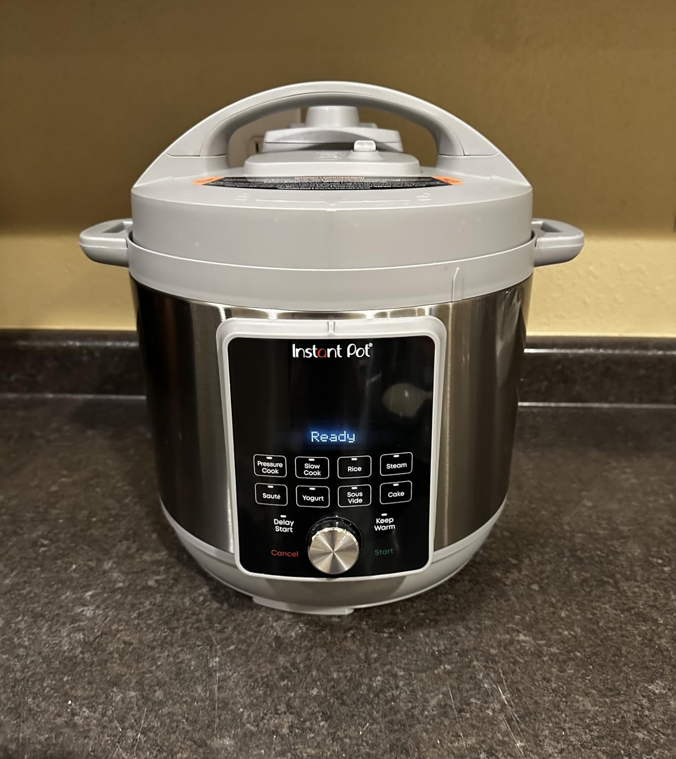 Instant Pot, 6-Quart Whisper Quiet 9-in-1 Electric Pressure Cooker, Slow Rice Steamer, Sauté, Yogurt Maker, Warmer & Sterilizer, Free App with 800+ Recipes, Stainless Steel - Customer Photo 1