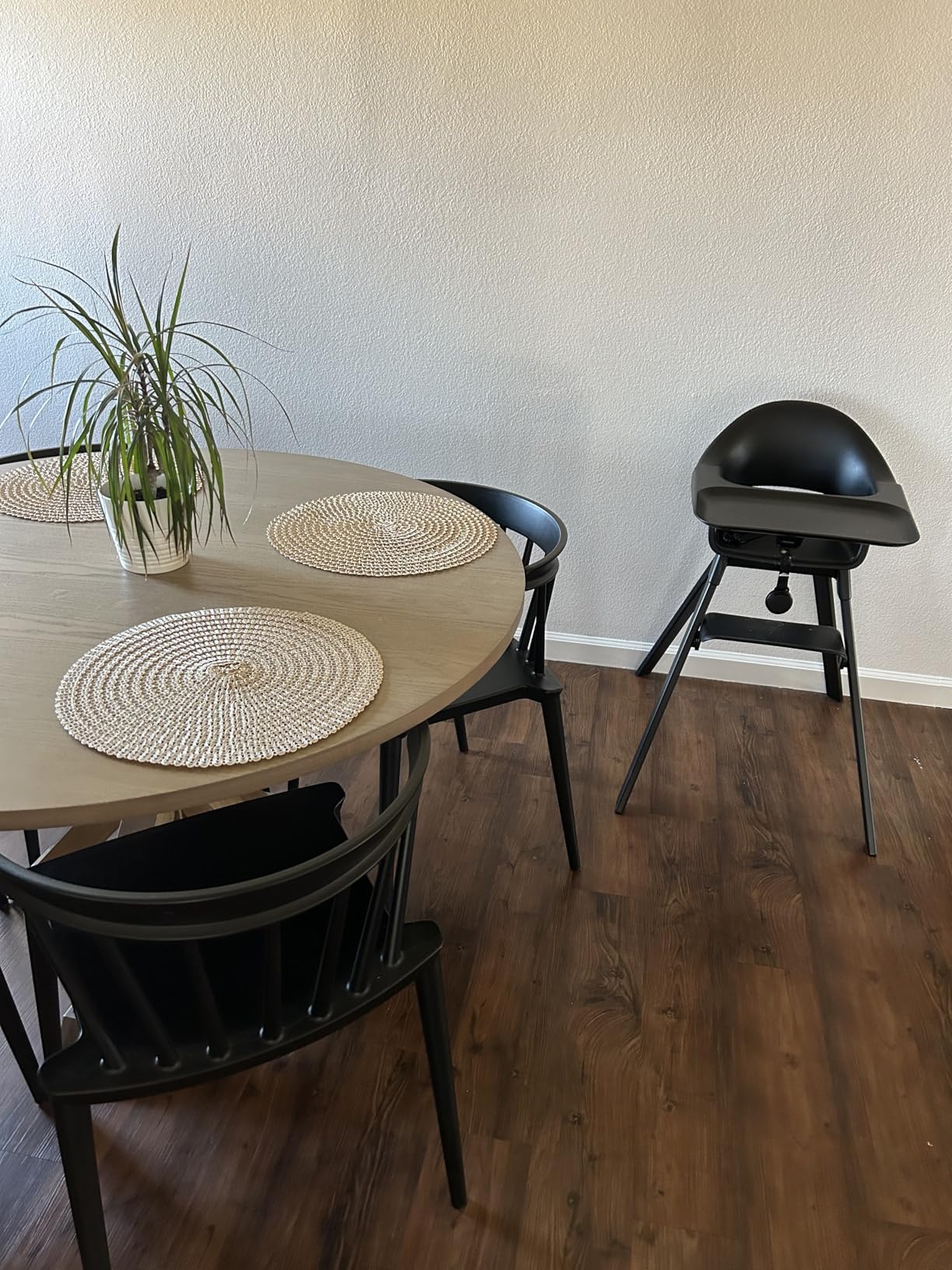 Stokke Clikk High Chair, Fjord Blue - All-in-One High Chair with Tray + Harness - Light, Durable & Travel Friendly - Ergonomic with Adjustable Features - Best for 6-36 Months or Up to 33 lbs - Customer Photo 4