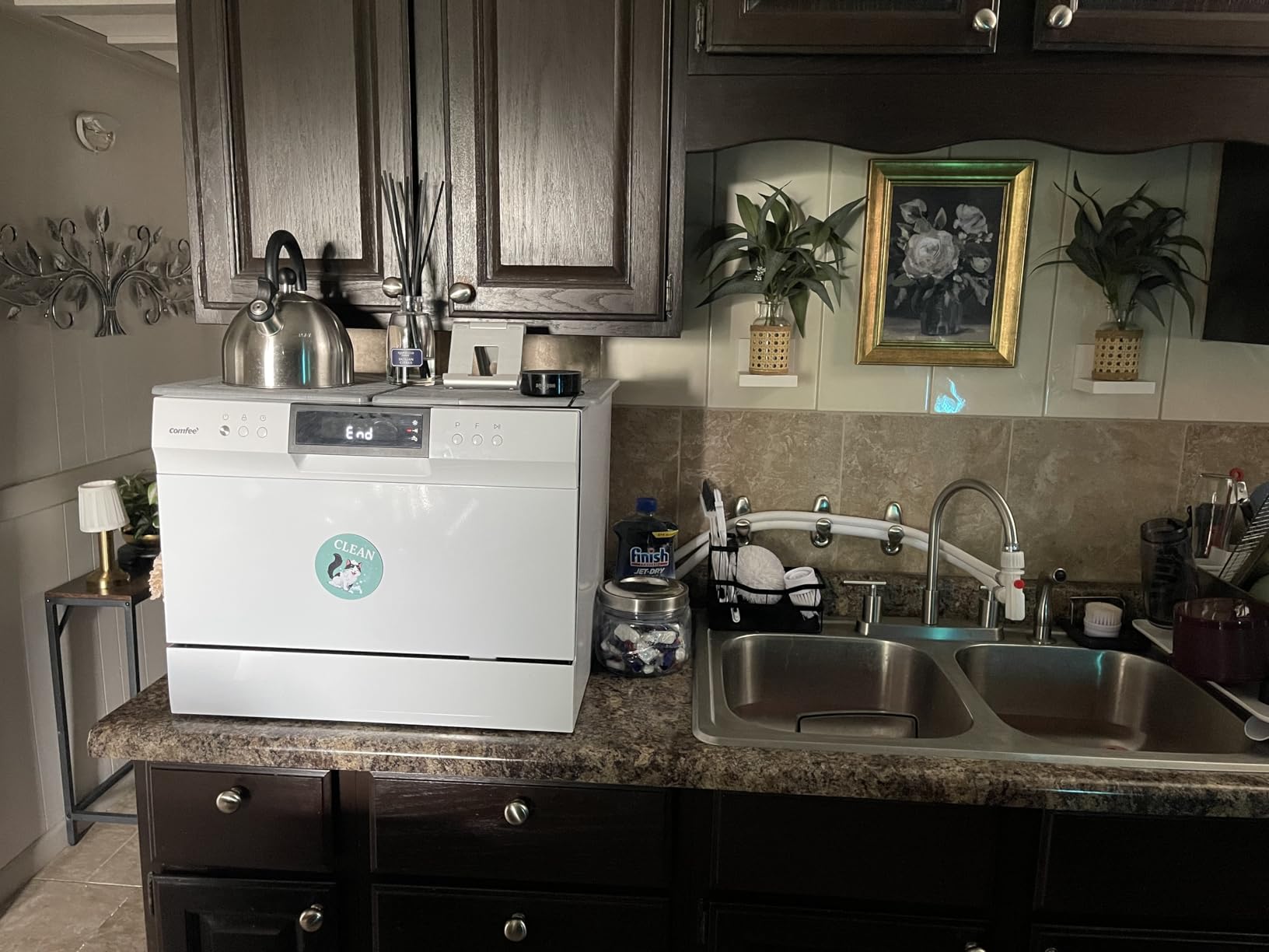 COMFEE' Countertop Dishwasher, Energy Star Portable Dishwasher, 6 Place Settings & 8 Washing Programs, Speed, Baby-Care, ECO& Glass, Dish Washer for Dorm, RV& Apartment, Black Customer Review COMFEE' Countertop Dishwasher, Energy Star Portable Dishwasher, 6 Place Settings & 8 Washing Programs, Speed, Baby-Care, ECO& Glass, Dish Washer for Dorm, RV& Apartment, Black - Customer Photo 1