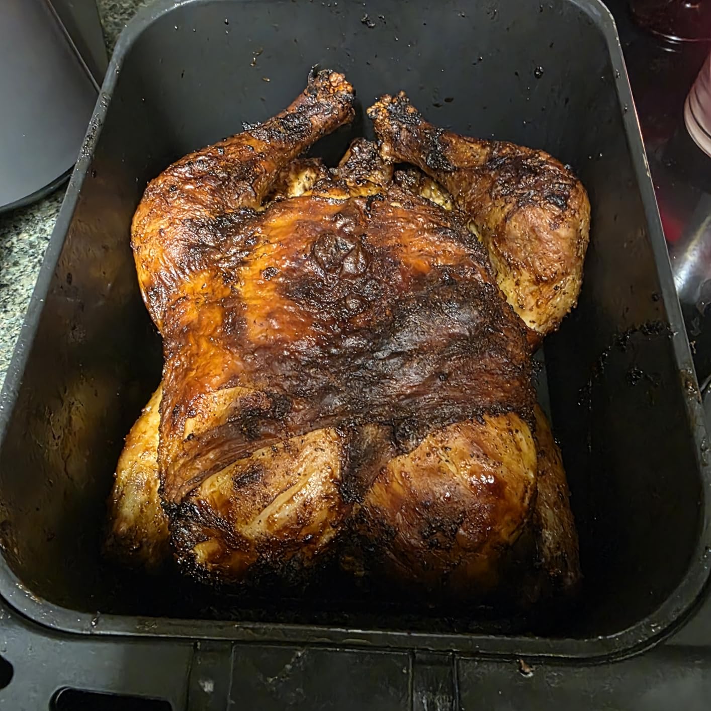 Ninja DZ550 Foodi 10 Quart 6-in-1 DualZone Smart XL Air Fryer with 2 Independent Baskets, Smart Cook Thermometer for Perfect Doneness, Match Cook & Smart Finish to Roast, Dehydrate & More, Grey - Customer Photo 5