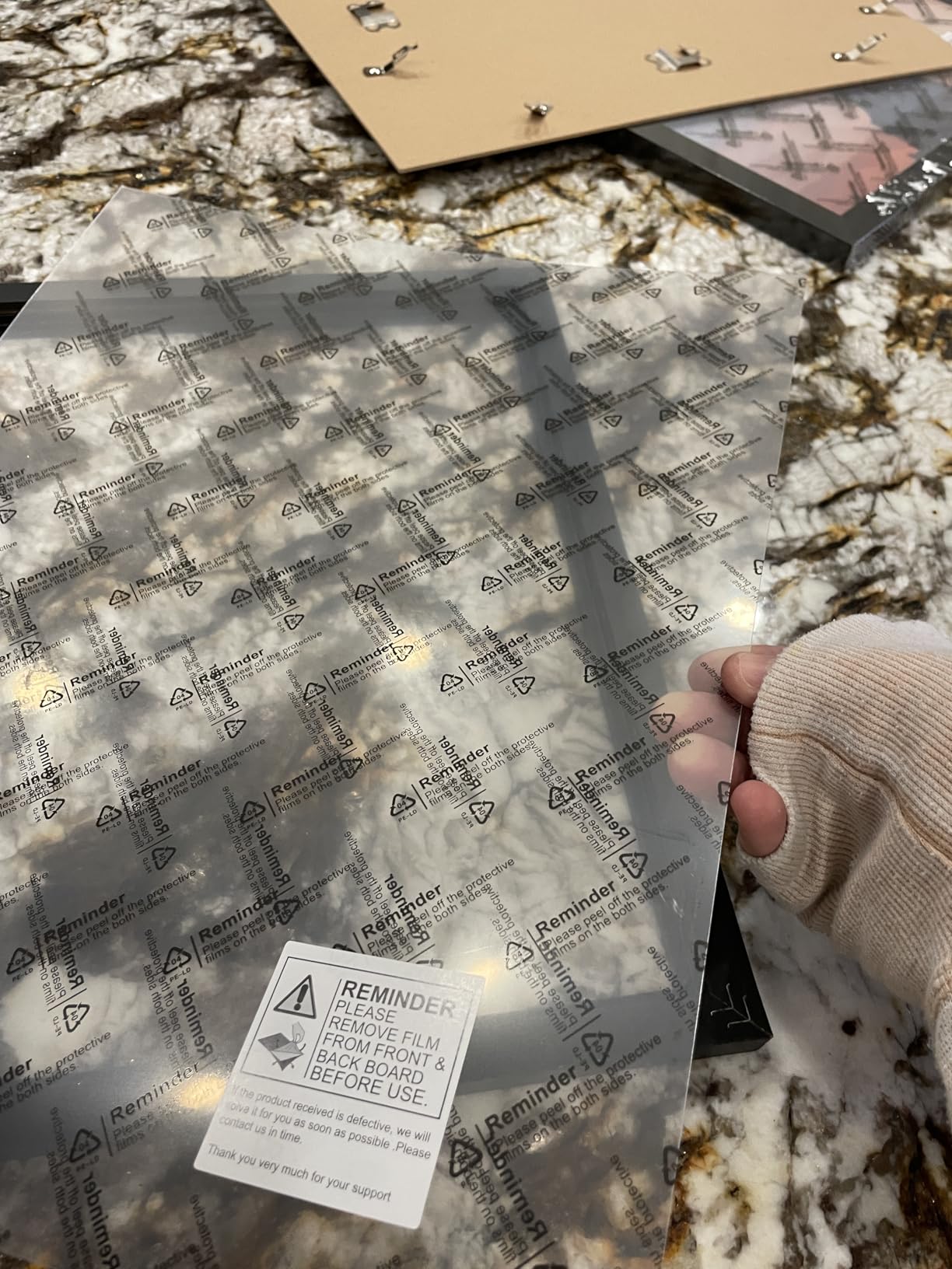 BESCRCL 8x10 Picture Frame Black Set of 6, Display Pictures 5x7 with Mat or 8x10 Without Mat for Wall Mounting or TableTop Customer Review BESCRCL 8x10 Picture Frame Black Set of 6, Display Pictures 5x7 with Mat or 8x10 Without Mat for Wall Mounting or TableTop - Customer Photo 2