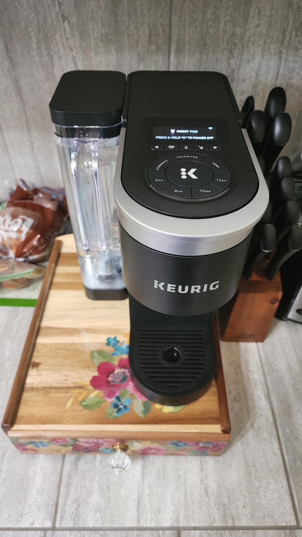 Keurig K-Supreme SMART Coffee Maker, MultiStream Technology, Brews 6-12oz Cup Sizes, Black Customer Review Keurig K-Supreme SMART Coffee Maker, MultiStream Technology, Brews 6-12oz Cup Sizes, Black - Customer Photo 1