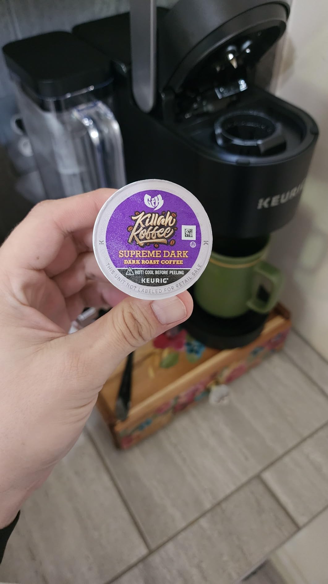 Keurig K-Supreme SMART Coffee Maker, MultiStream Technology, Brews 6-12oz Cup Sizes, Black Customer Review Keurig K-Supreme SMART Coffee Maker, MultiStream Technology, Brews 6-12oz Cup Sizes, Black - Customer Photo 4