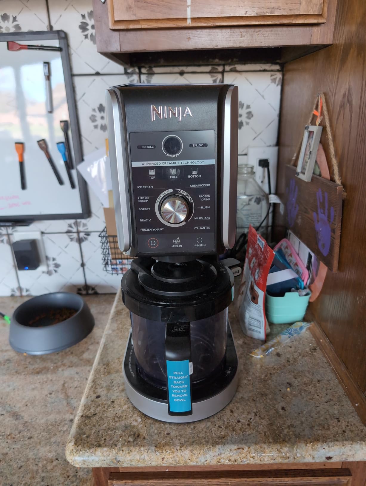 Ninja CREAMi Deluxe Ice Cream & Frozen Treat Maker for Ice Cream, Sorbet, Milkshakes, Frozen Yogurt, & More, 11-in-1, XL Capacity, Silver, Includes (2) Family-Sized 24 oz. Tubs, NC501 - Customer Photo 2