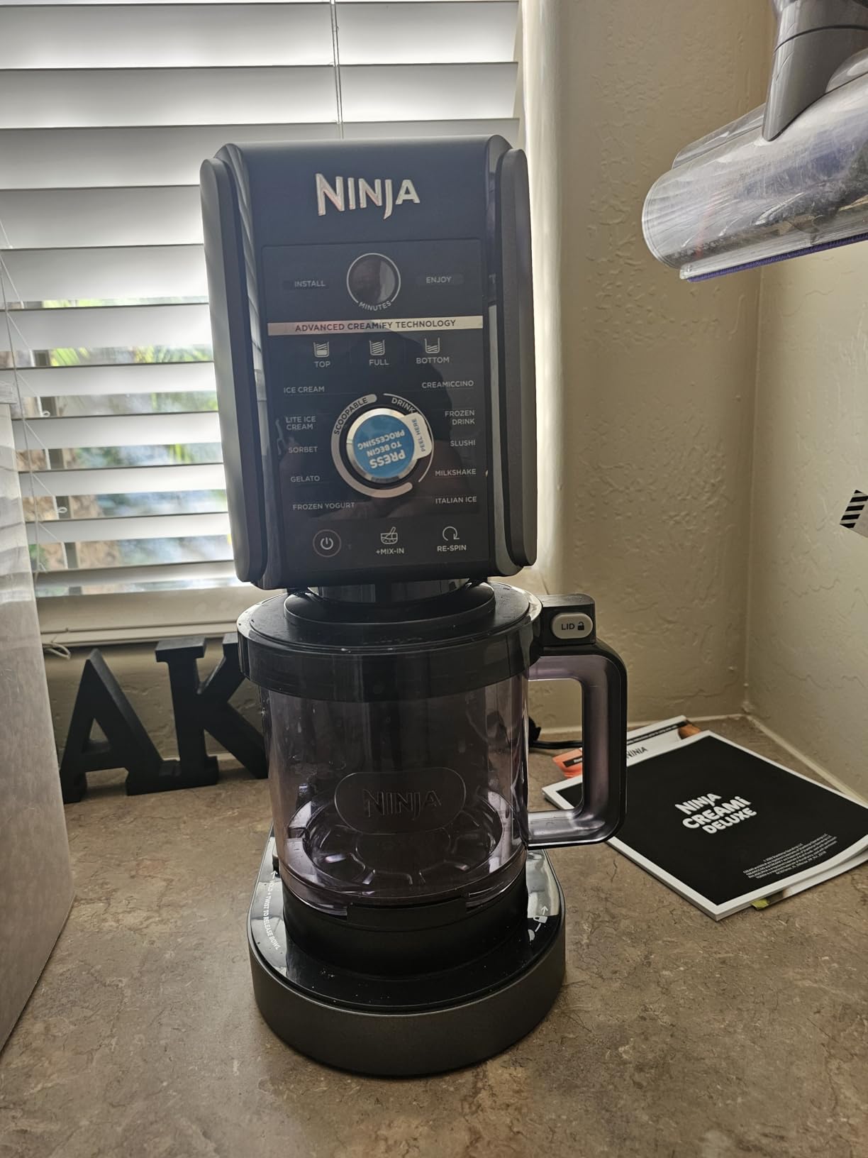 Ninja CREAMi Deluxe Ice Cream & Frozen Treat Maker for Ice Cream, Sorbet, Milkshakes, Frozen Yogurt, & More, 11-in-1, XL Capacity, Silver, Includes (2) Family-Sized 24 oz. Tubs, NC501 - Customer Photo 4