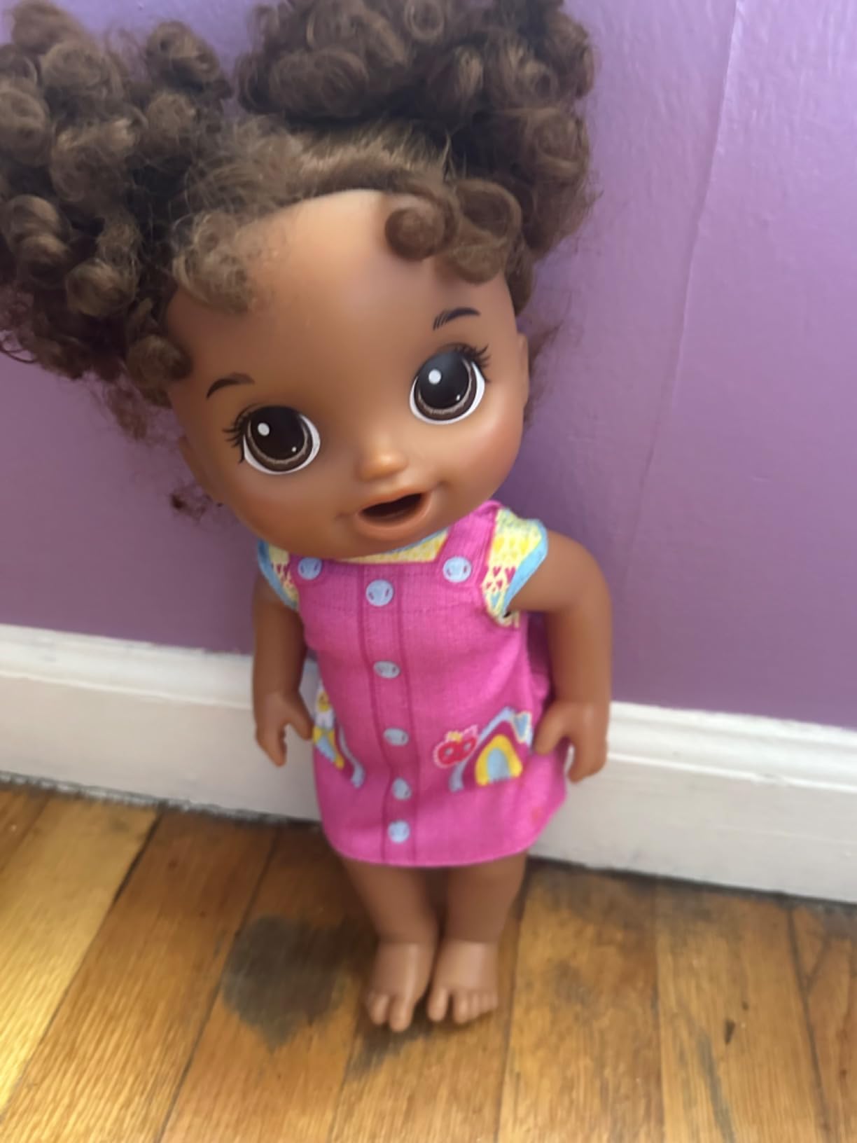 Baby Alive Time for School Baby Doll Set, 12 Inch, Back to School Toys for Girls & Boys, Black Hair, Preschool Gifts for Kids, Ages 3+ (Amazon Exclusive) - Customer Photo 2
