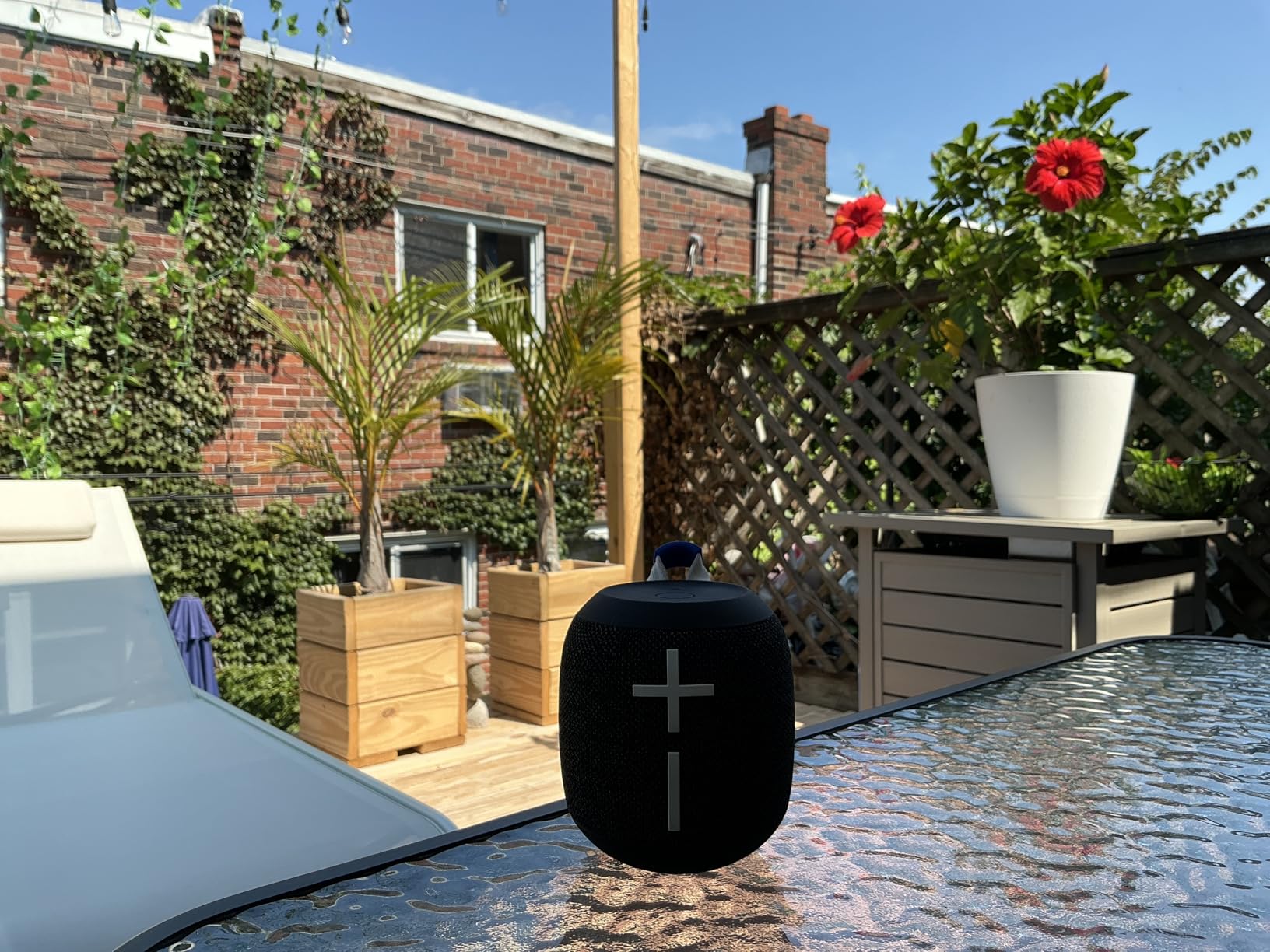 Ultimate Ears WONDERBOOM 4 Waterproof Bluetooth Outdoor Speakers with Big Bass & 360-Degree Sound, Dustproof Floating Wireless Speaker, 131ft Range - Black - Customer Photo 1