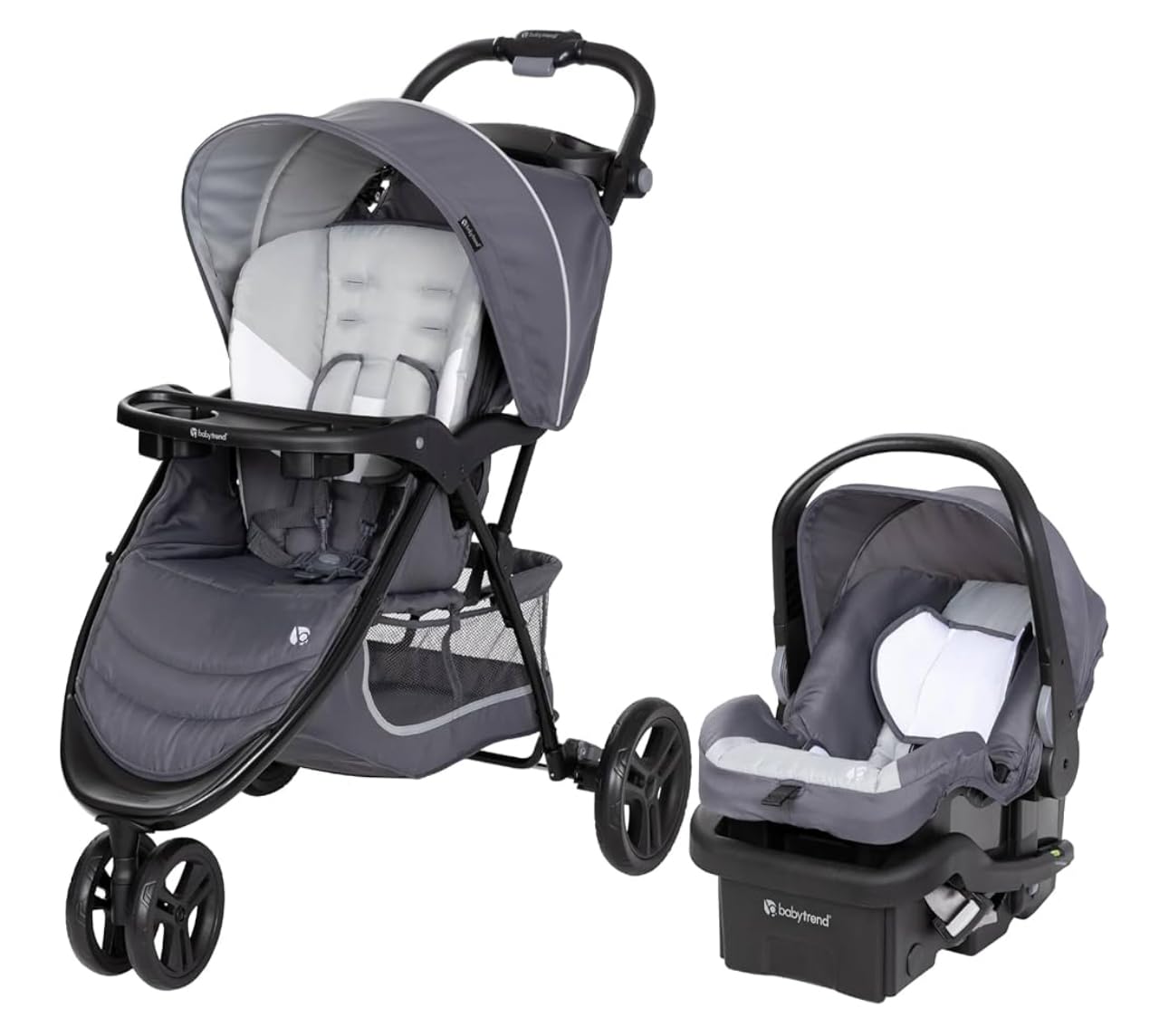 Baby Trend Stroller and EZ-Lift Infant Car Seat, EZ Ride Travel System, Dash Grey - Customer Photo 3