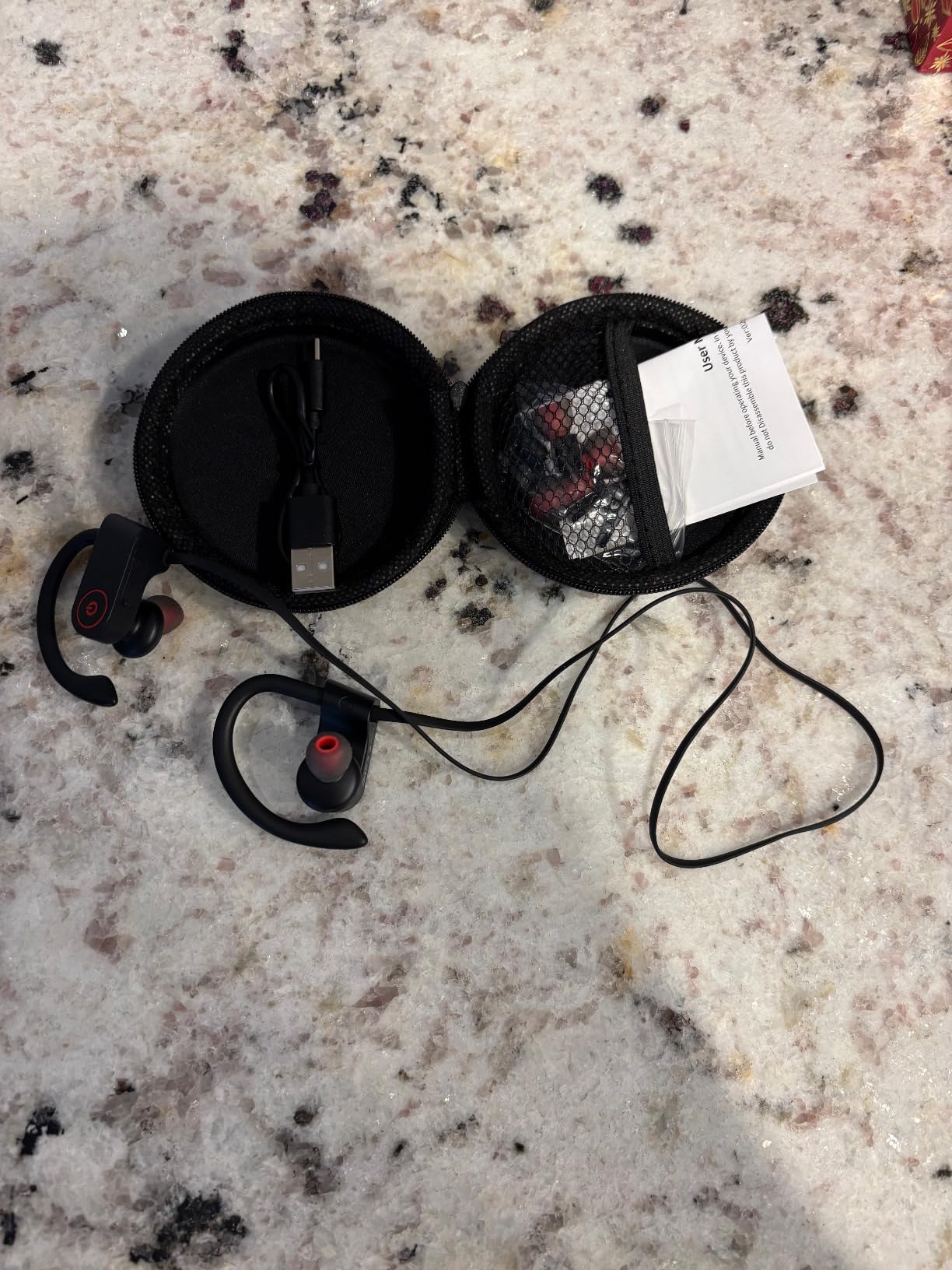 JOYWISE Bluetooth Wireless Headphones 16H Playtime Earbuds with Mic Stereo in-Ear Earphones, IPX7 Waterproof Sports Sound Isolation Headsets for Running, Gym, Workout - Customer Photo 3