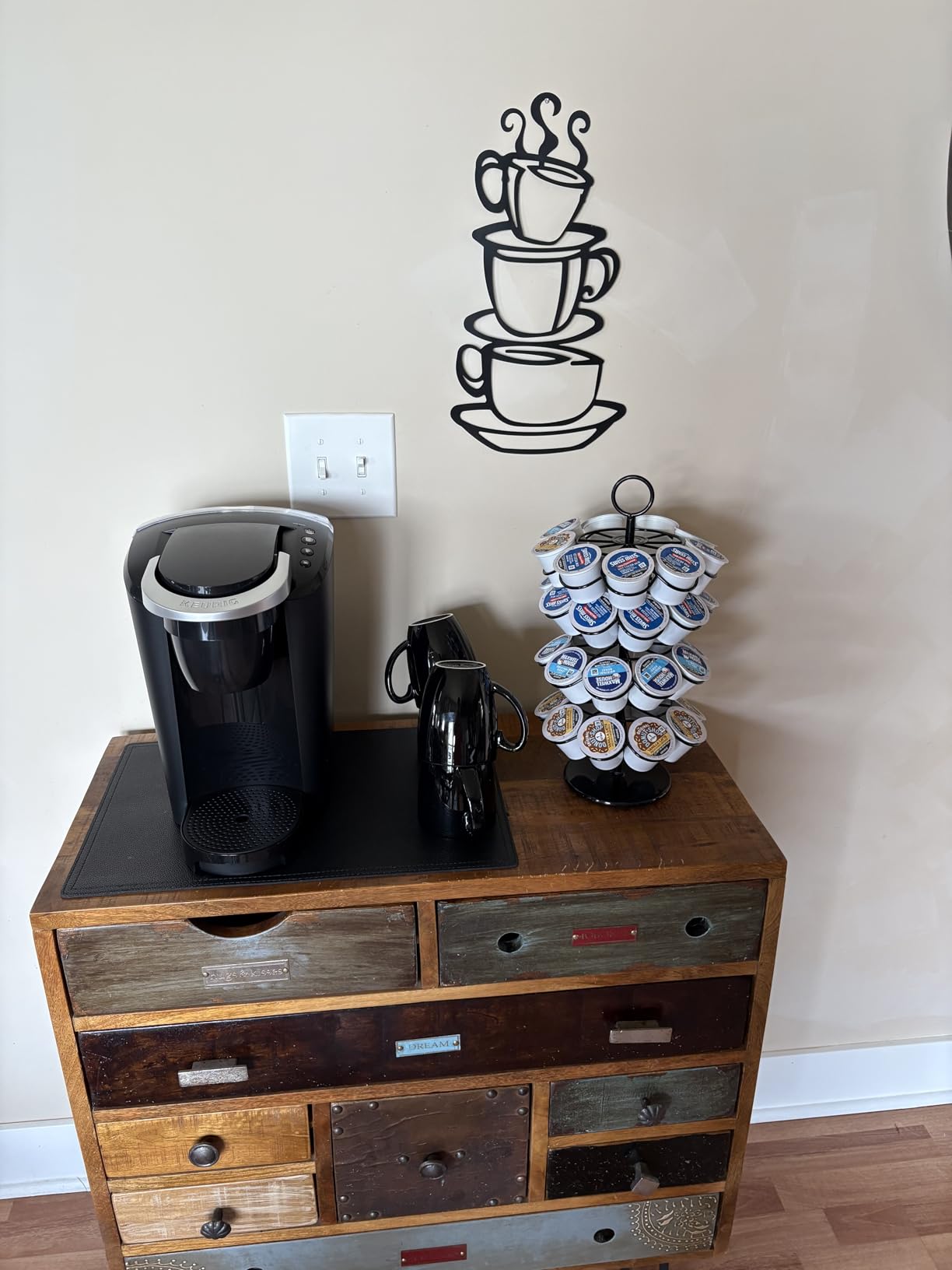 Keurig K-Compact Single-Serve K-Cup Pod Coffee Maker, with 3 Brew Sizes, Smart Start Feature, 36oz Removable Reservoir, Black Customer Review Keurig K-Compact Single-Serve K-Cup Pod Coffee Maker, with 3 Brew Sizes, Smart Start Feature, 36oz Removable Reservoir, Black - Customer Photo 3