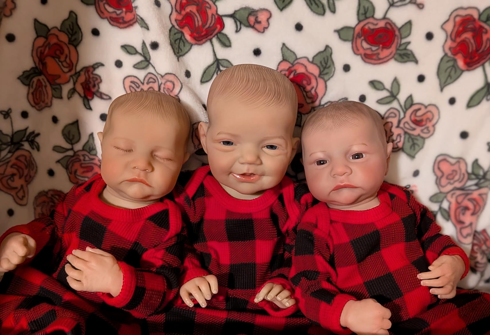 Realistic Reborn Baby Dolls-18 Inch Real Life Newborn Baby Dolls Girl Lifelike Baby Doll with Accessories for 3+ Years Old Gifts (Gray) - Customer Photo 1