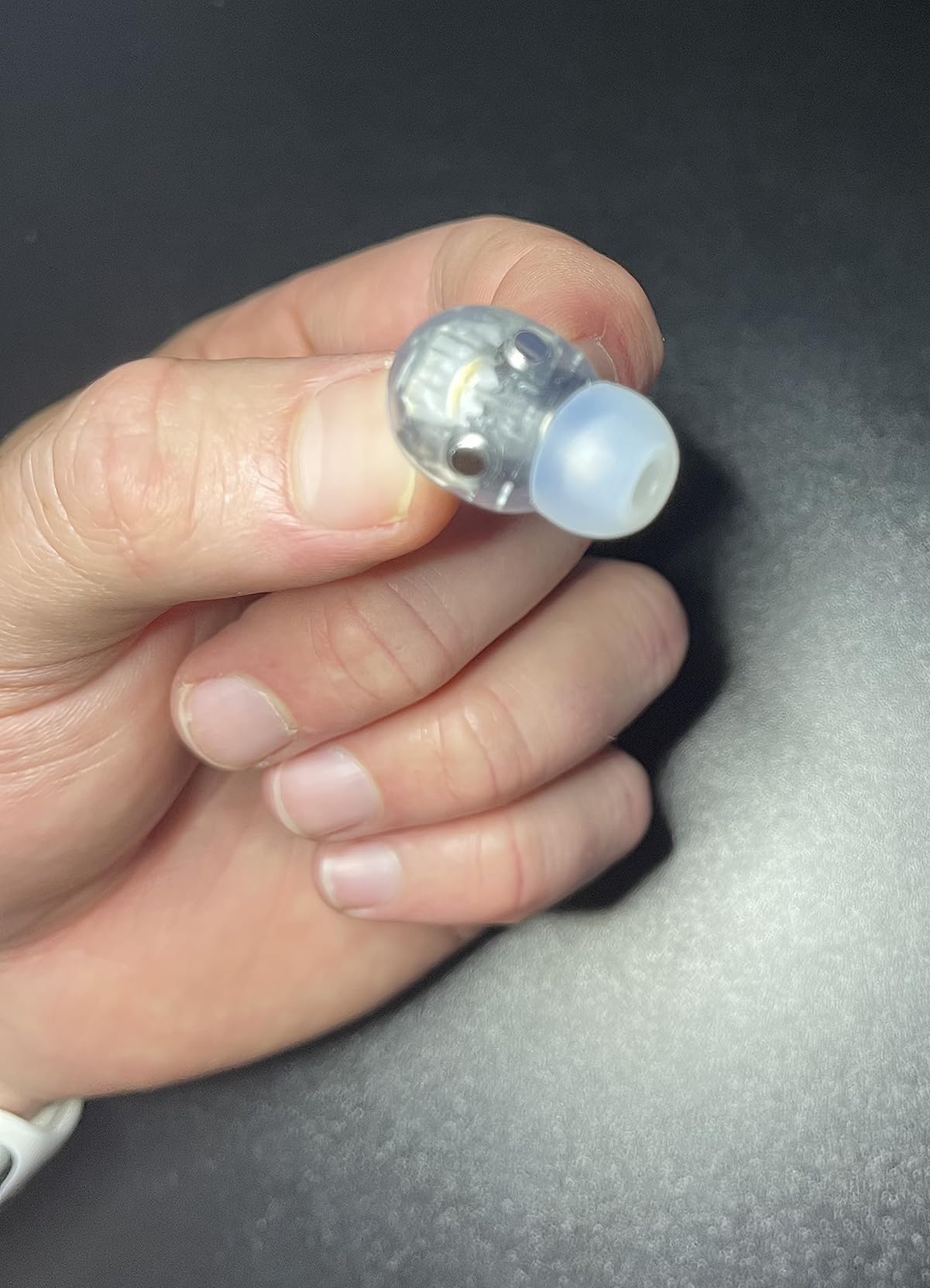 Beats Studio Buds + | True Wireless Noise Cancelling Earbuds, Enhanced Apple & Android Compatibility, Built-in Microphone, Sweat Resistant Bluetooth Headphones, Spatial Audio - Transparent Customer Review Beats Studio Buds + | True Wireless Noise Cancelling Earbuds, Enhanced Apple & Android Compatibility, Built-in Microphone, Sweat Resistant Bluetooth Headphones, Spatial Audio - Transparent - Customer Photo 5