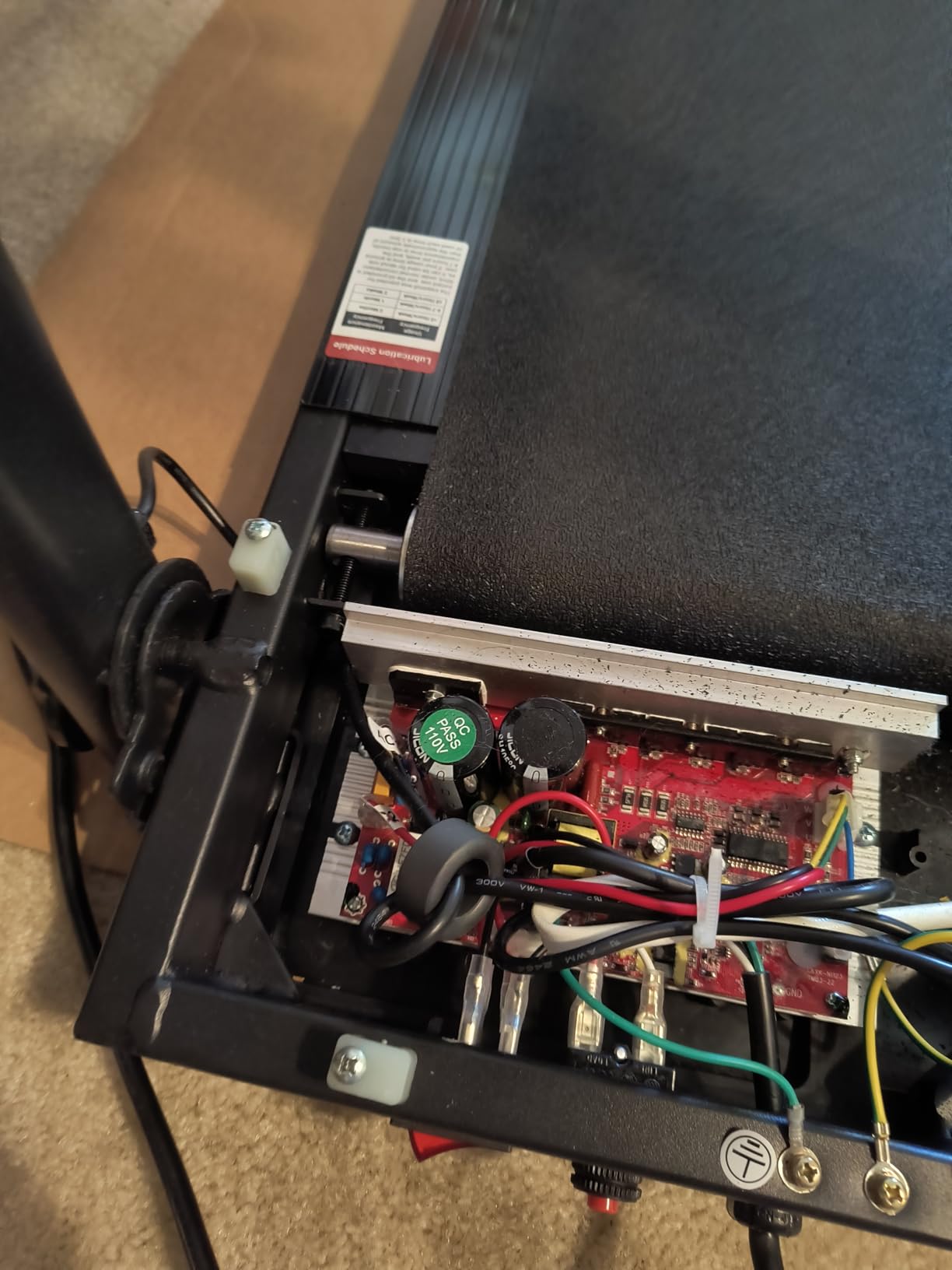 CURSOR FITNESS Home Folding Treadmill with Pulse Sensor, 2.5 HP Quiet Brushless, 7.5 MPH, 265 LBS Capacity - Customer Photo 5