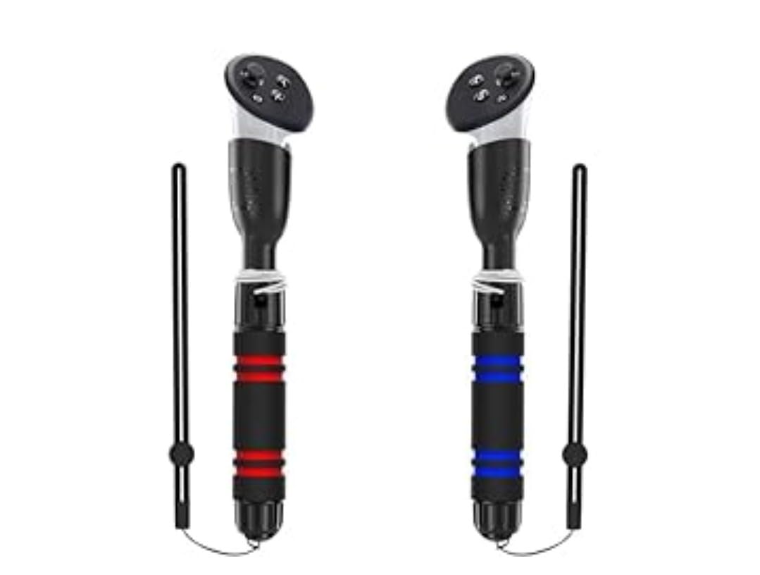 YOGES Handle Attachments Compatible with Meta Quest 3S/ Quest 3/ Oculus Quest 2/ Quest Pro/Rift S Controller Accessories - Customer Photo 1