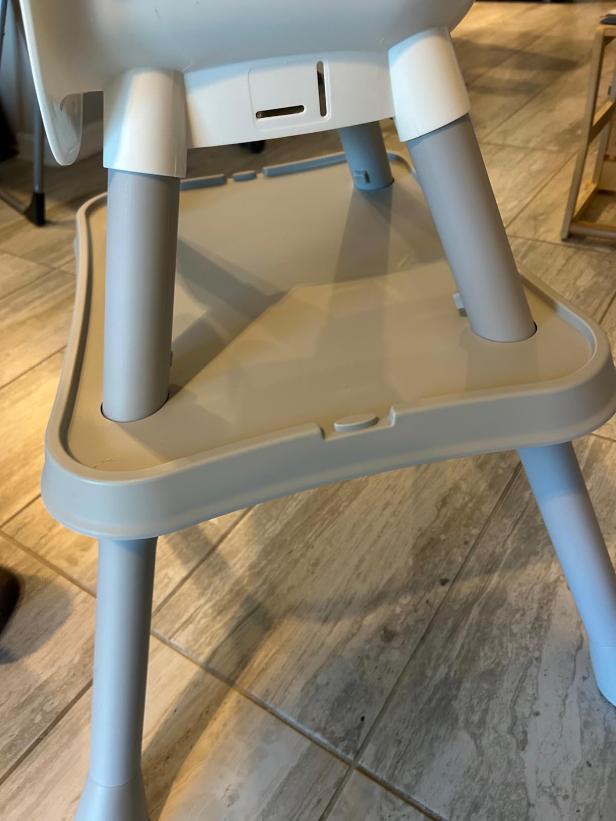 6 in 1 Baby High Chair, Convertible Highchair for Babies and Toddlers (Grey) - Customer Photo 1