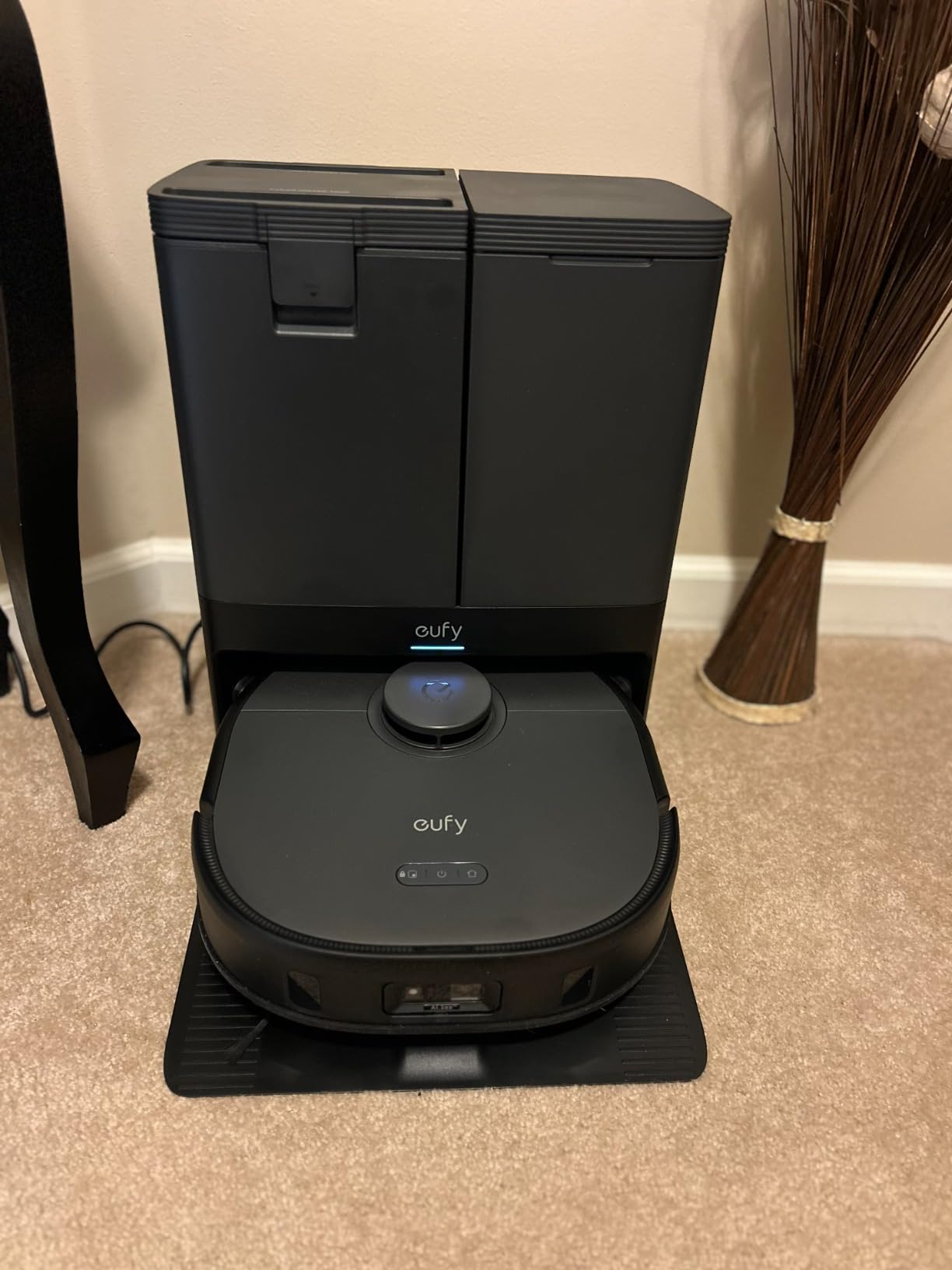 eufy X10 Pro Omni Robot Vacuum and Mop Combo, Incredible Suction, Dual Mops with 12 mm Auto-Lift and Carpet Detection, AI Obstacle Avoidance, Auto Mop Washing&Drying, Self-Emptying, Self-Refilling - Customer Photo 2