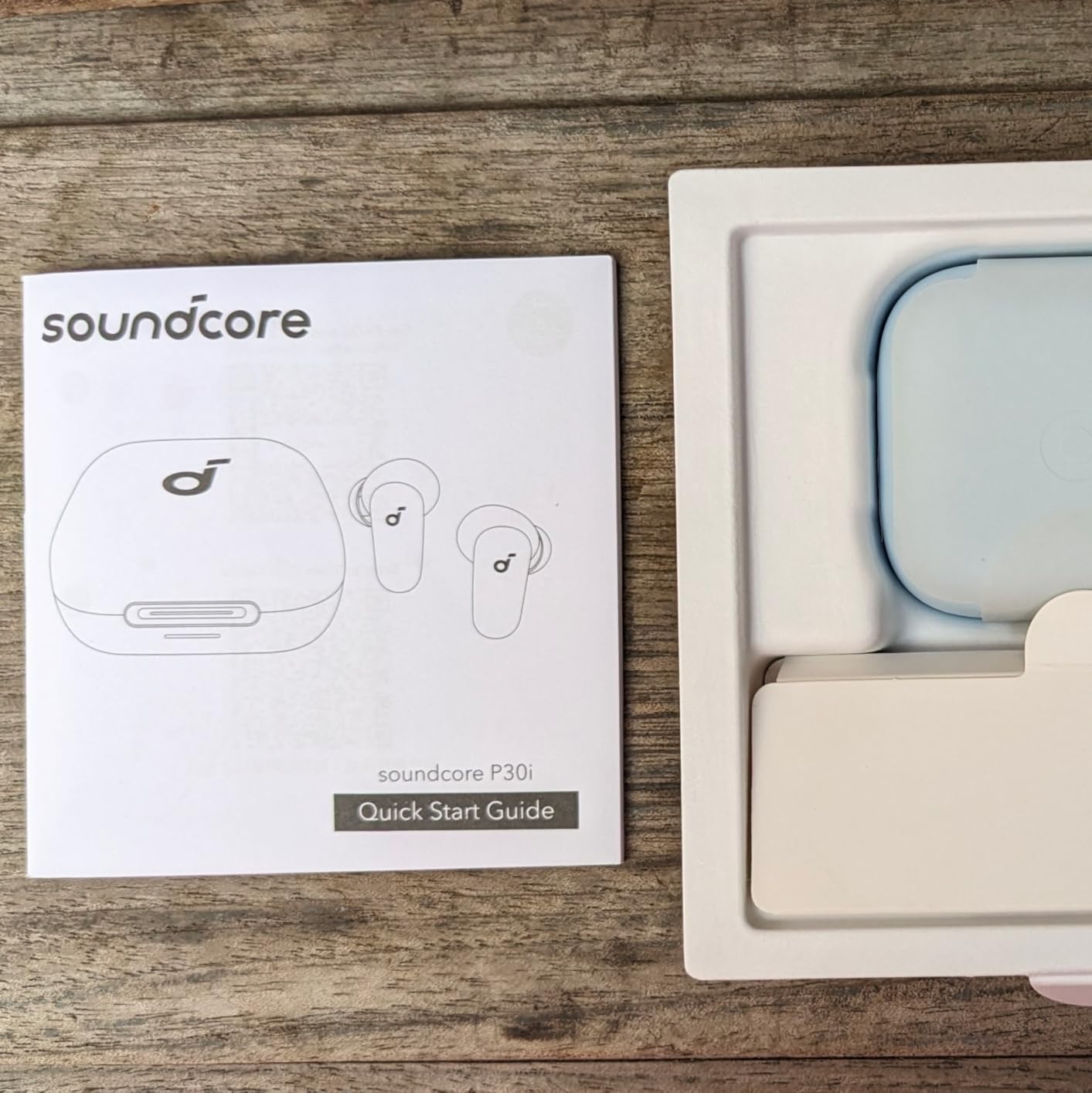 Soundcore P30i by Anker Noise Cancelling Earbuds, Strong and Smart Noise Cancelling, Powerful Bass, 45H Playtime, 2-in-1 Case and Phone Stand, IP54, Wireless Earbuds, Bluetooth 5.4 (Black) - Customer Photo 3
