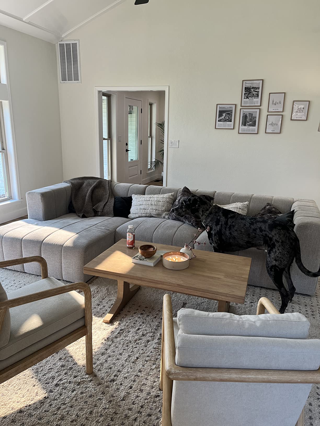 HAUS AND HUES Photo Gallery Wall Frame Set - Set of 5 Walnut Frames for Gallery Wall, Gallery Wall Frames, Multiple Picture Frames for Wall Collage (Two 8x10, Two 11x14, One 16x20 Framed Walnut) Customer Review HAUS AND HUES Photo Gallery Wall Frame Set - Set of 5 Walnut Frames for Gallery Wall, Gallery Wall Frames, Multiple Picture Frames for Wall Collage (Two 8x10, Two 11x14, One 16x20 Framed Walnut) - Customer Photo 1