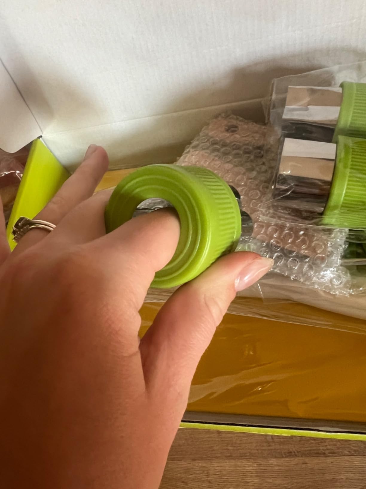 13 Pieces Montessori Kitchen Toys for Toddlers-Kids Cooking Sets Real-Toddler Toys Set for Real Cooking with Plastic Children Safe Knives Crinkle Cutter Kids Cutting Board - Customer Photo 4